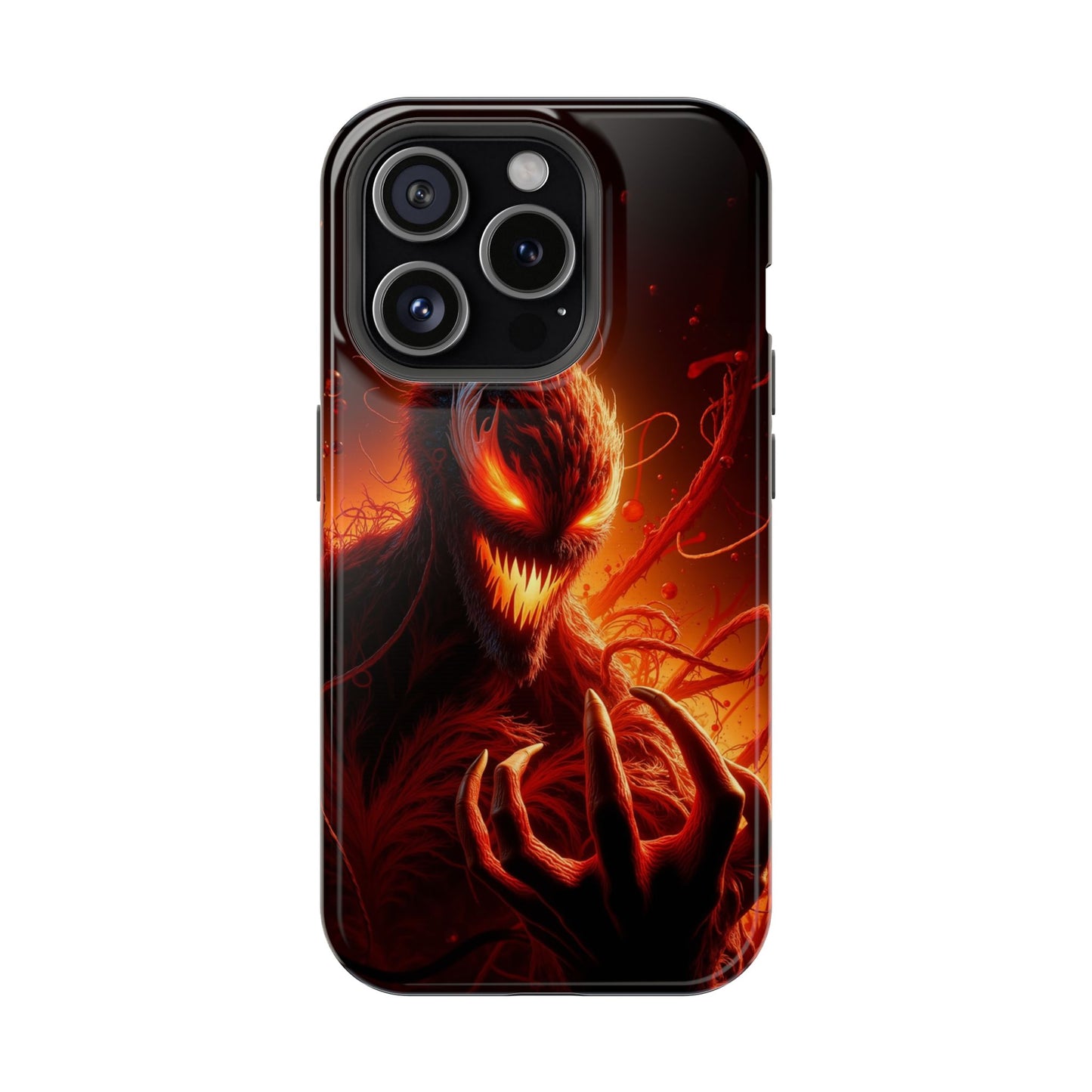 Fiery Alien Phone Case - Aesthetic iPhone Case | Sci-Fi Art Design | Gifts for Him | Unique Phone Accessories