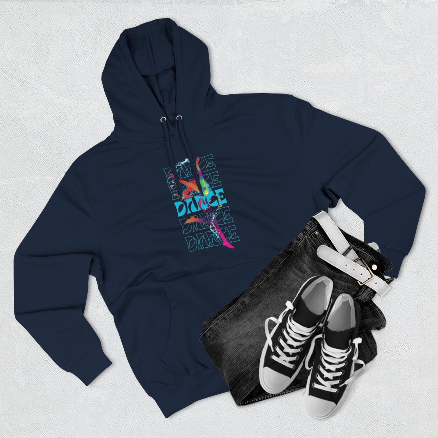 “Dance Dance Dance” Graphic Pullover, Motivational Dancer Gift, Dance Moms Inspired Apparel, Cozy Unisex Hoodie