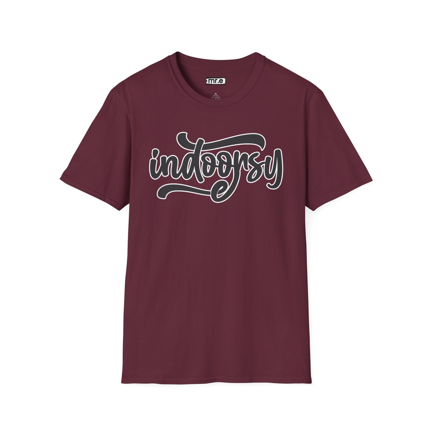 "Indoorsy" Funny Indoor Lifestyle T-Shirt – Quirky & Cozy Graphic Tee for Homebodies, Introverts & Lazy Legends