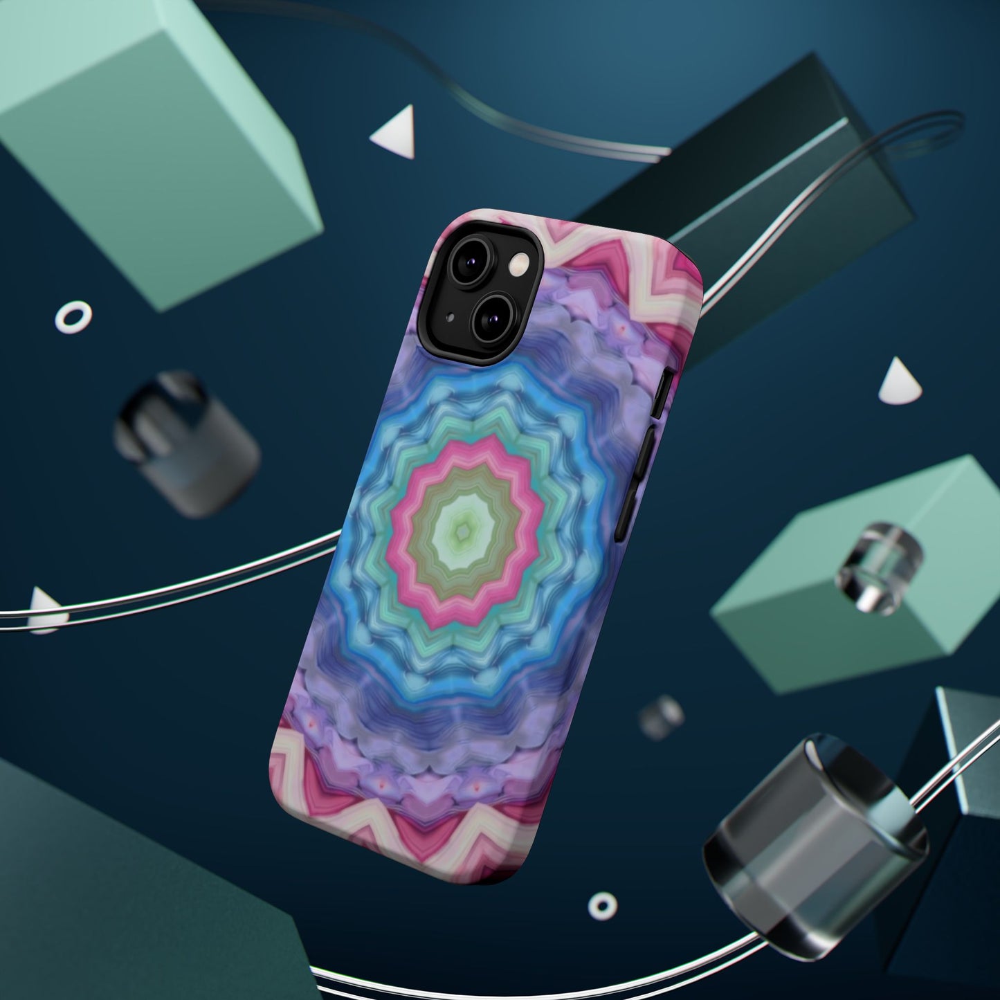 Abstract Phone Case - Psychedelic iPhone Case, Colorful Gift Idea, Unique Pattern Design
