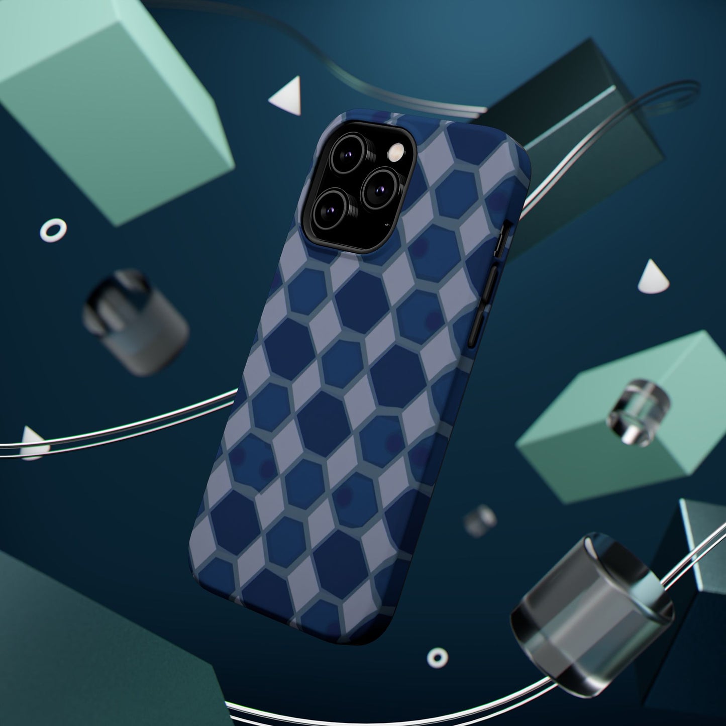 Hexagonal Elegance Phone Case β Stylish Geometric Phone Cover for iPhone & Samsung | Premium Polycarbonate Design with Sleek Minimalist Look | Anti-Slip & Shockproof Protection