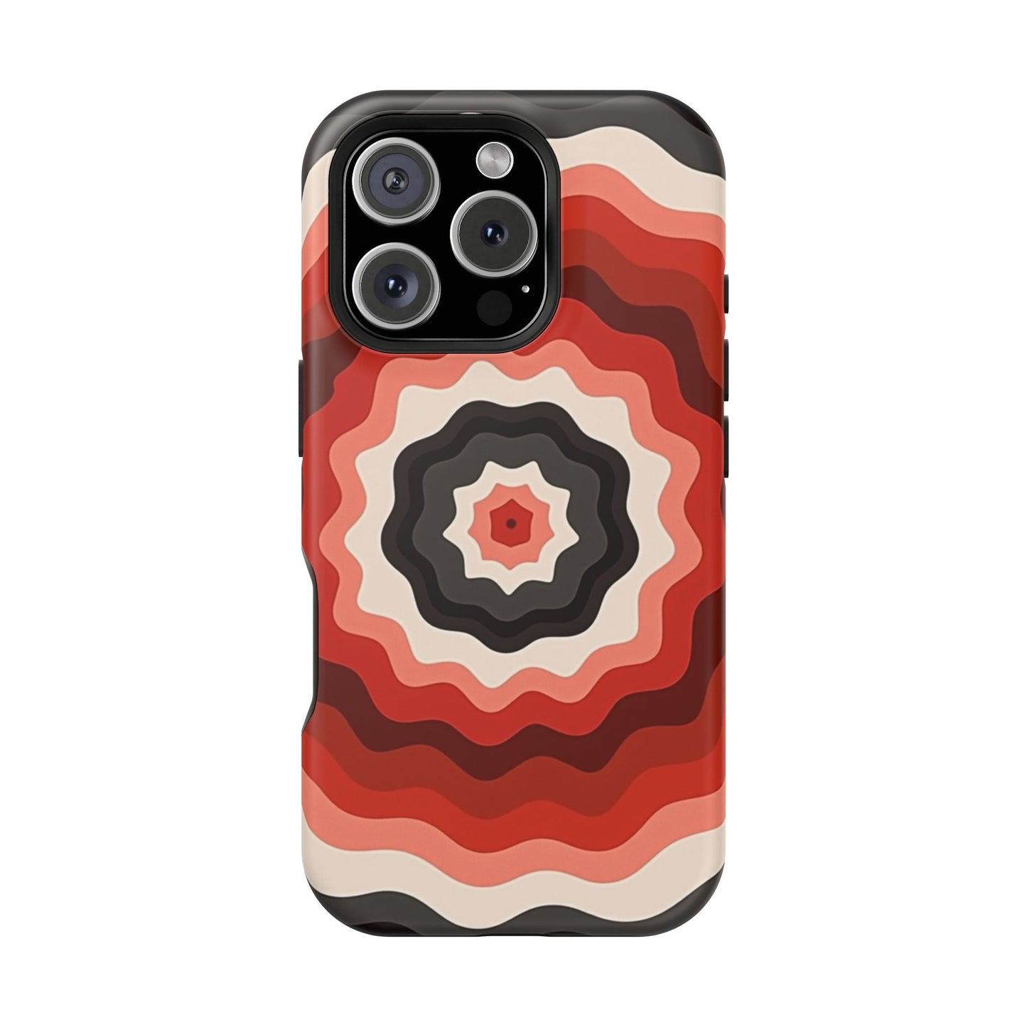 70s Wave Phone Case - Aesthetic iPhone Case, Vintage Gift Idea, Trendy Summer Accessory