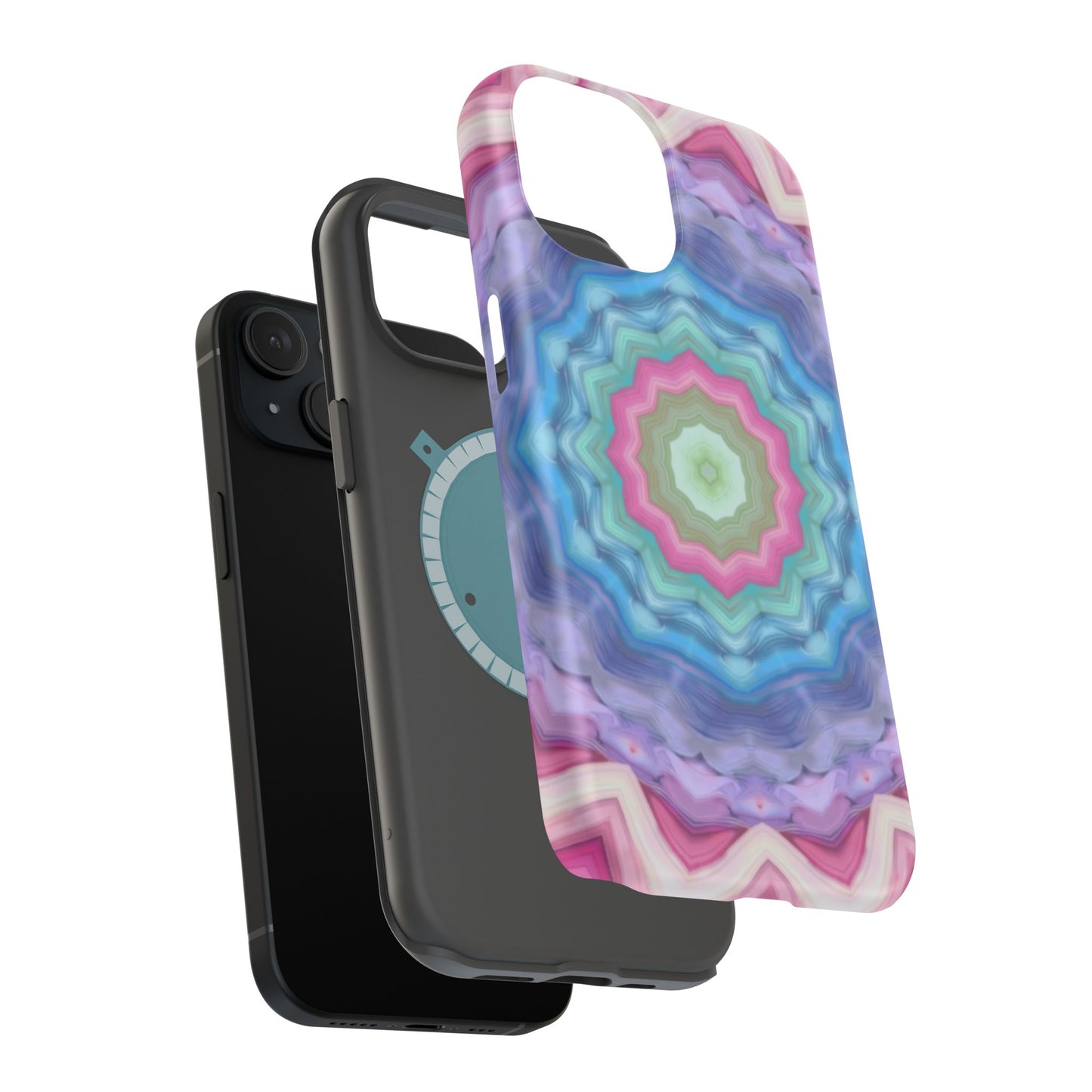 Abstract Phone Case - Psychedelic iPhone Case, Colorful Gift Idea, Unique Pattern Design
