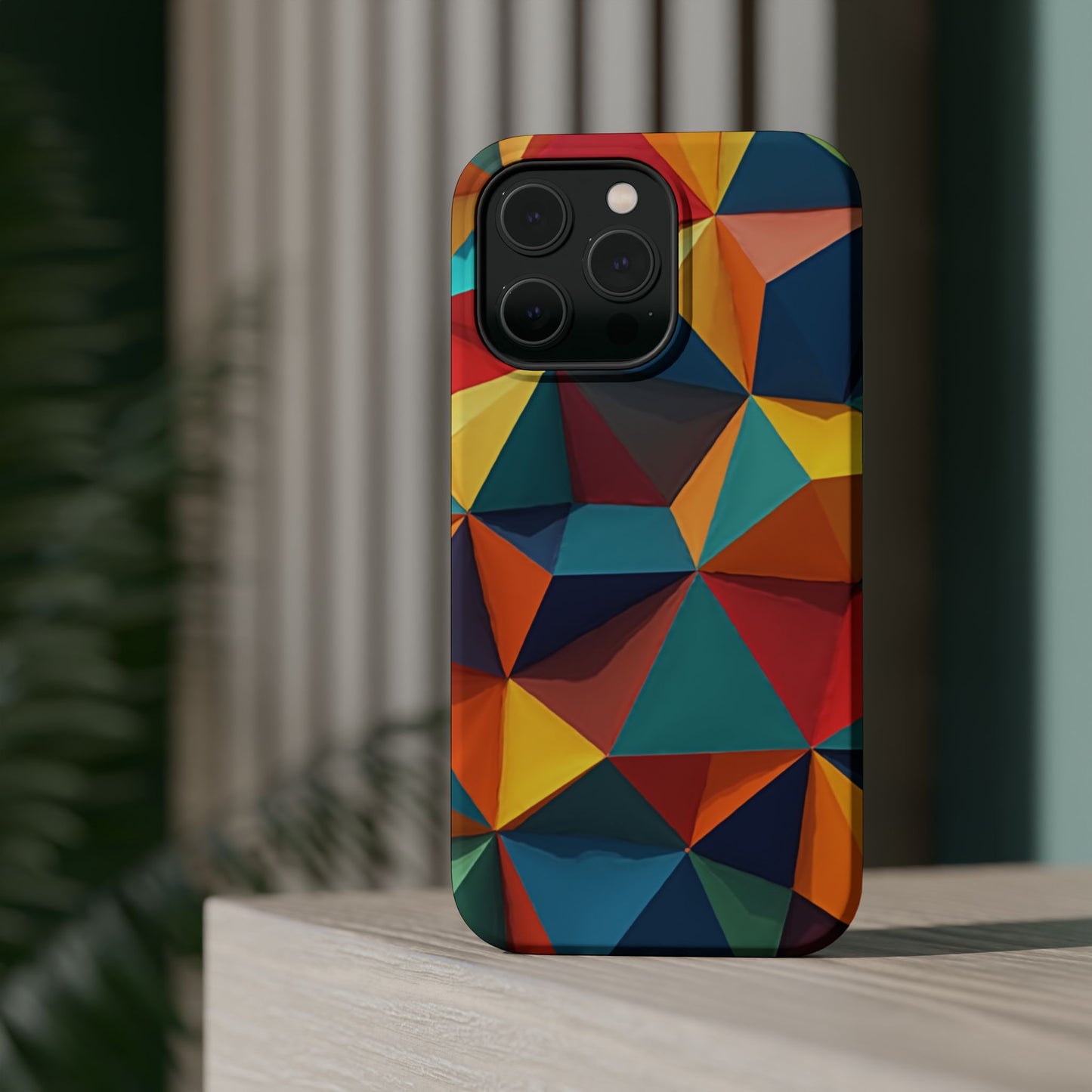 Prism Burst Phone Case for iPhone | Abstract Geometric Slim Protective Cover