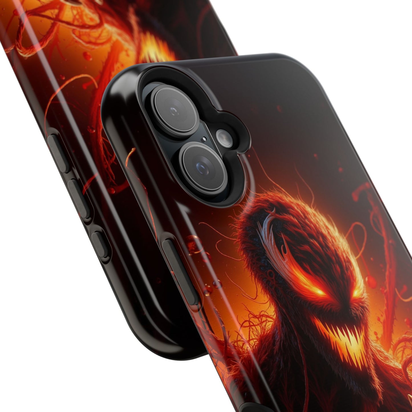 Fiery Alien Phone Case - Aesthetic iPhone Case | Sci-Fi Art Design | Gifts for Him | Unique Phone Accessories