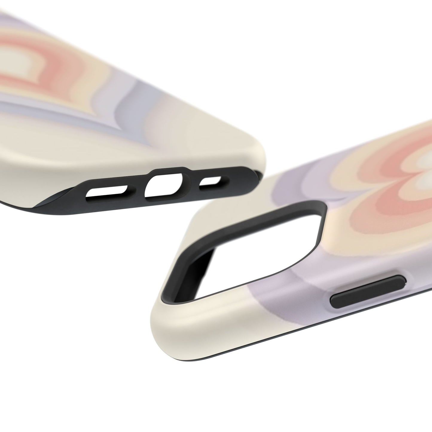 Radiant Heart iPhone Case - Pastel Layered Design - Cute Y2K Aesthetic Gift