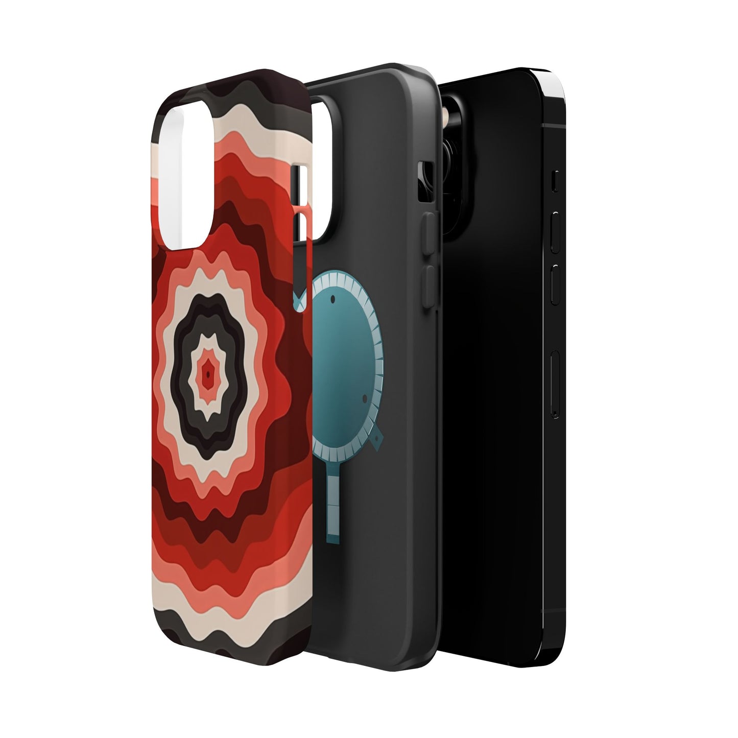 70s Wave Phone Case - Aesthetic iPhone Case, Vintage Gift Idea, Trendy Summer Accessory