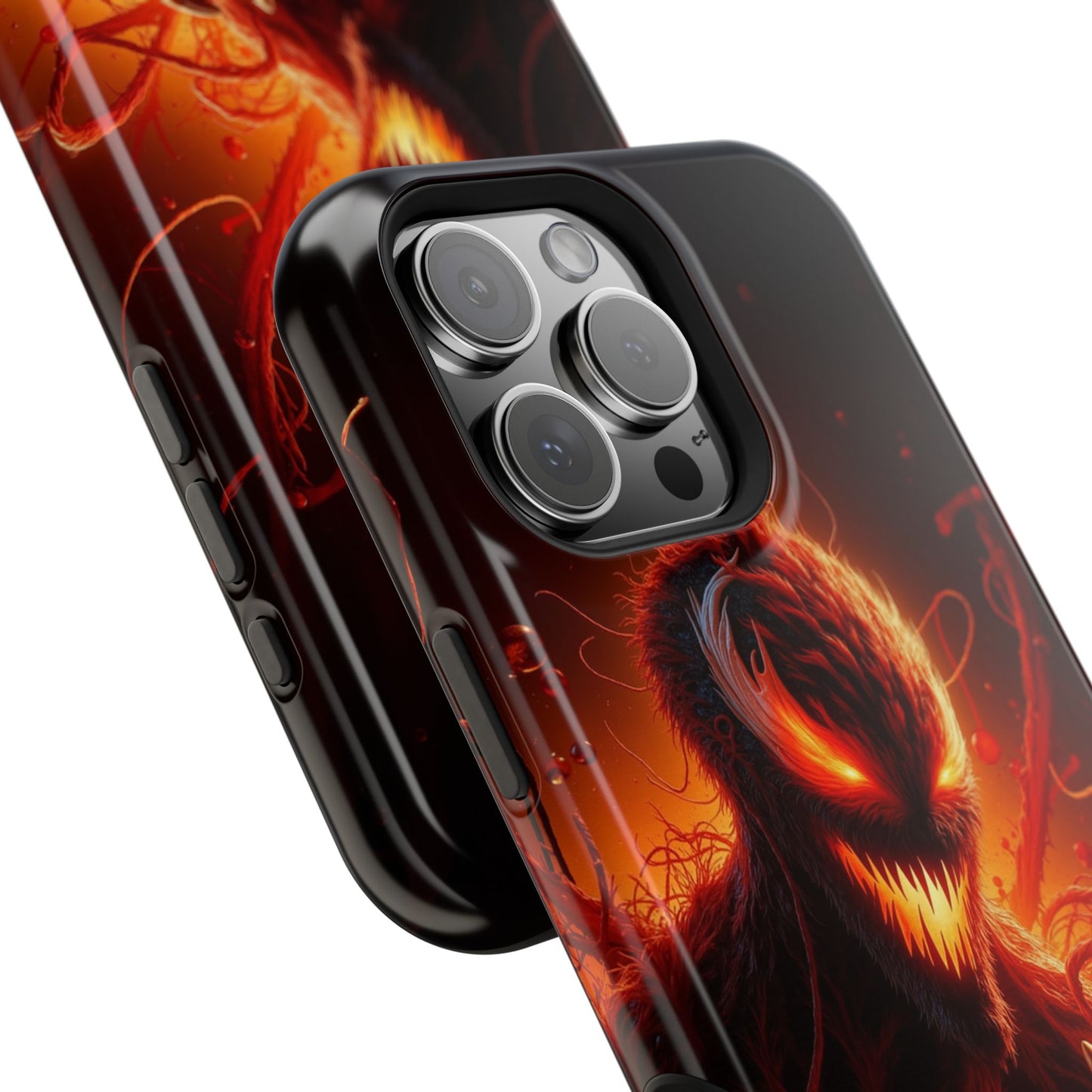 Fiery Alien Phone Case - Aesthetic iPhone Case | Sci-Fi Art Design | Gifts for Him | Unique Phone Accessories