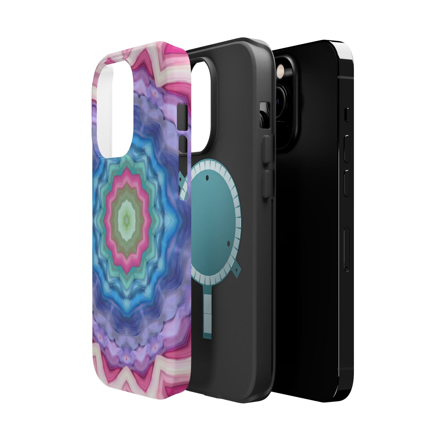 Abstract Phone Case - Psychedelic iPhone Case, Colorful Gift Idea, Unique Pattern Design