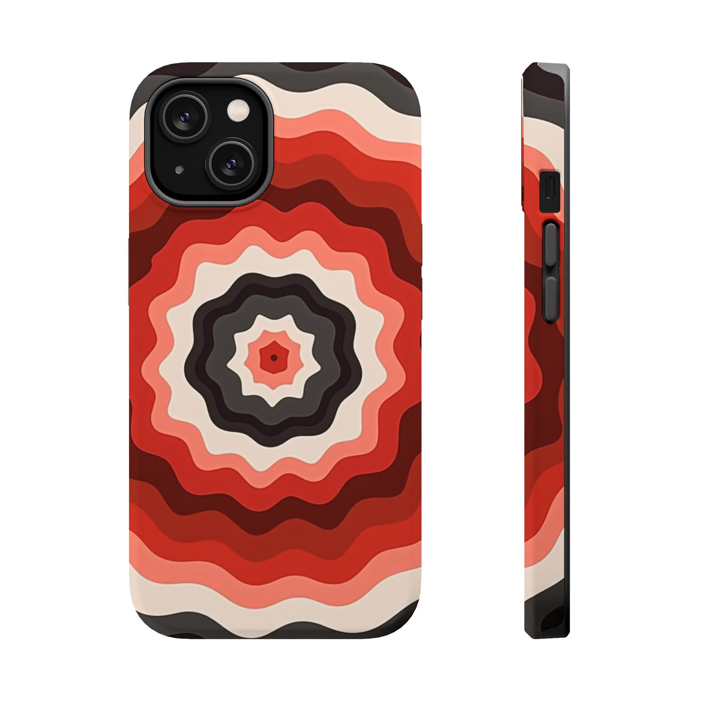 70s Wave Phone Case - Aesthetic iPhone Case, Vintage Gift Idea, Trendy Summer Accessory