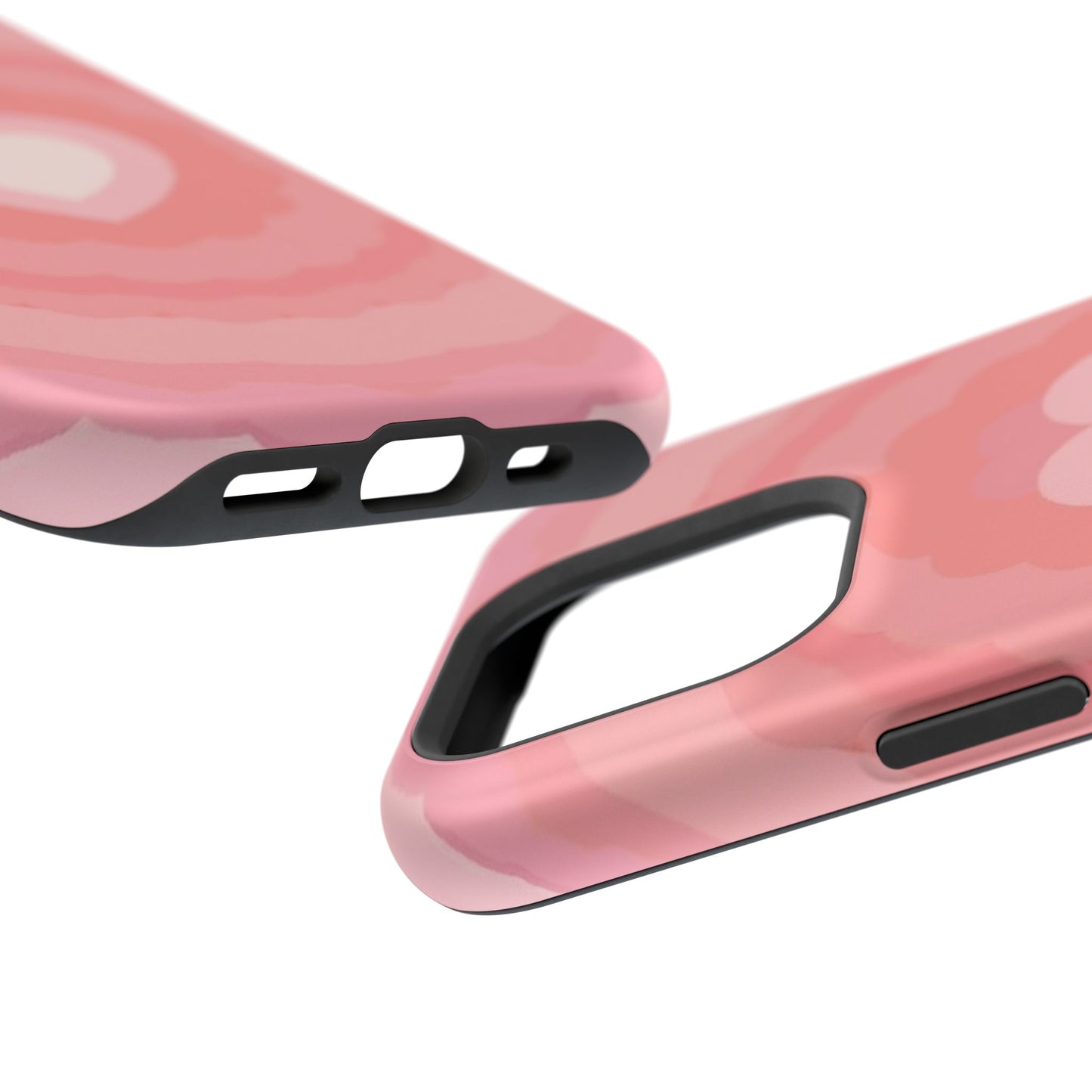 Heart Ripple iPhone Case - Cute Pink Aesthetic - Kawaii Gift for Her