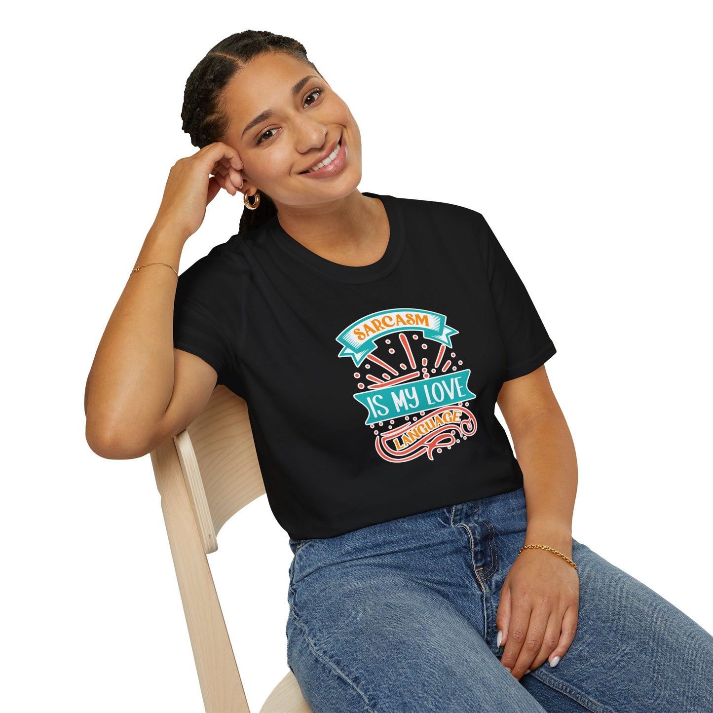 Sarcasm Is My Love Language Shirt - Funny Graphic Tee, Snarky Women's T-Shirt, Attitude Shirts, Gift For Her, Witty Statement Top