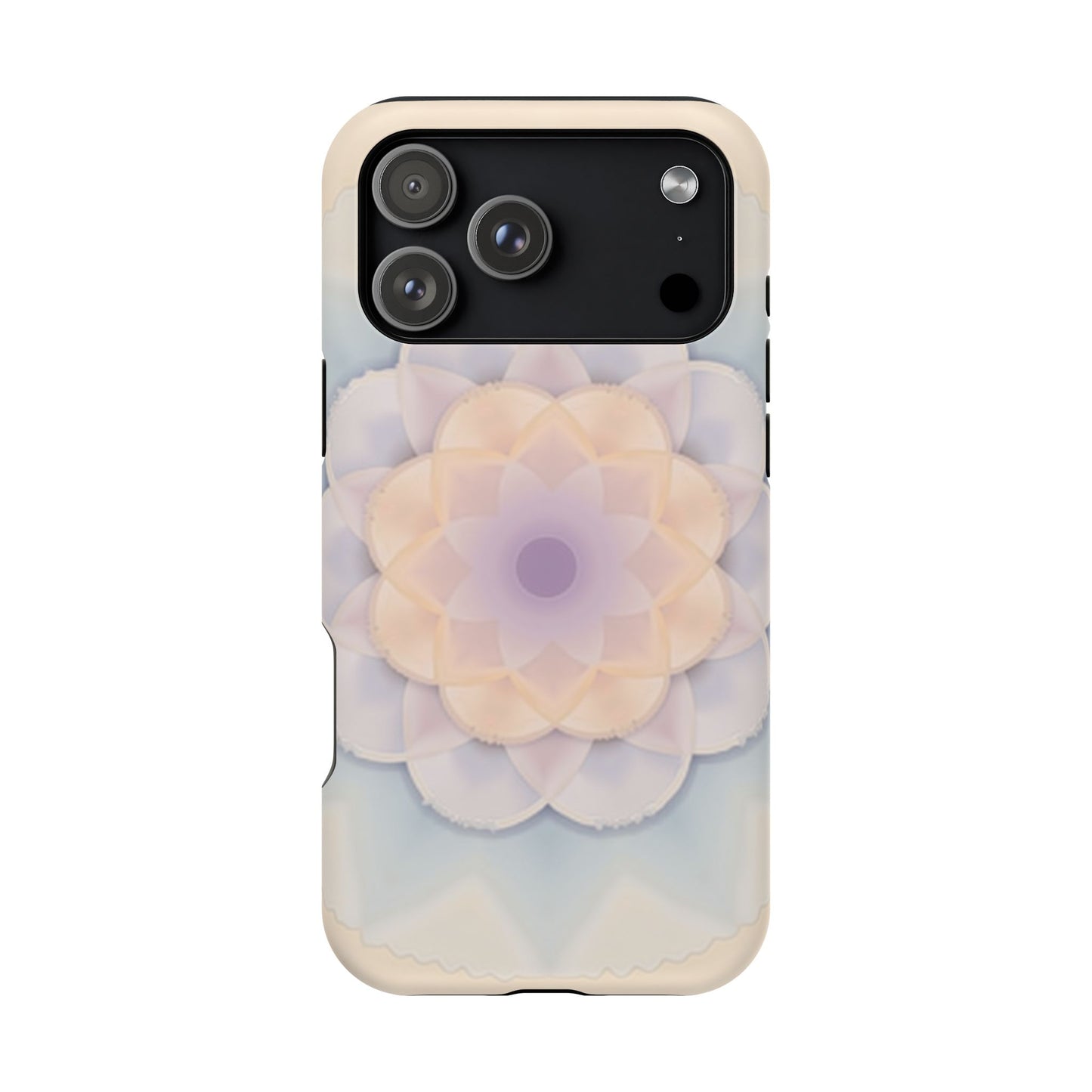 Pastel Mandala Phone Case - Aesthetic iPhone Case, Floral Gift Idea, Spiritual Zen Design