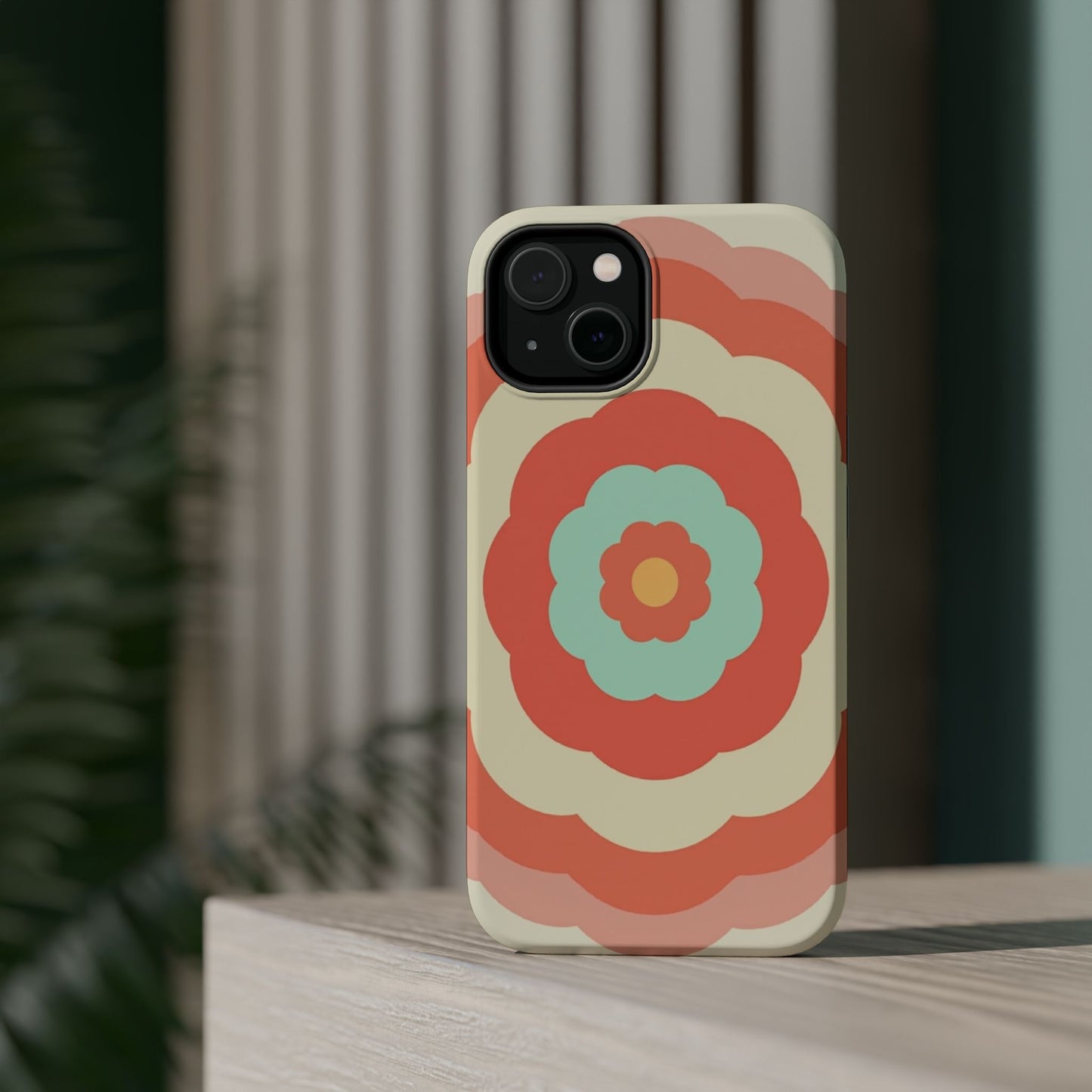 Cute Flower Phone Case - Pastel Aesthetic iPhone Case, Kawaii Gift Idea, Retro Floral Design