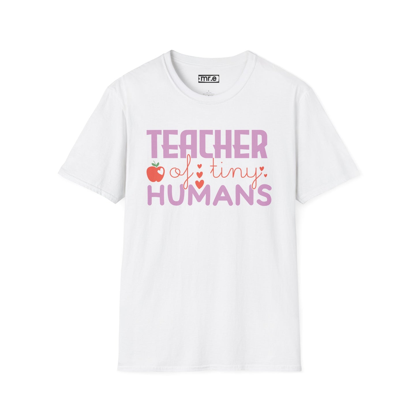 Teacher Appreciation Gift - “Teacher of Tiny Humans” Cute Tee, Preschool Teacher Shirt, Kindergarten Educator Gift