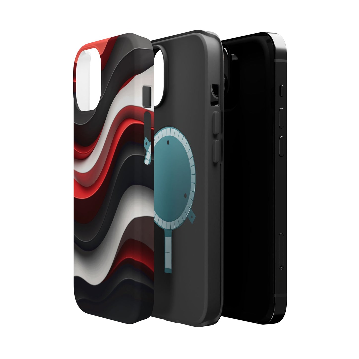 Statement Wave Phone Case - Aesthetic iPhone Case, Edgy Gift Idea, Trendy Summer Accessory