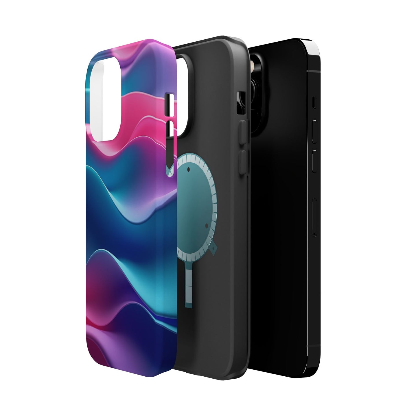 Aesthetic Wave Phone Case - Pastel iPhone Case, Cute Tumbler Gift Idea, Soft Girl Design