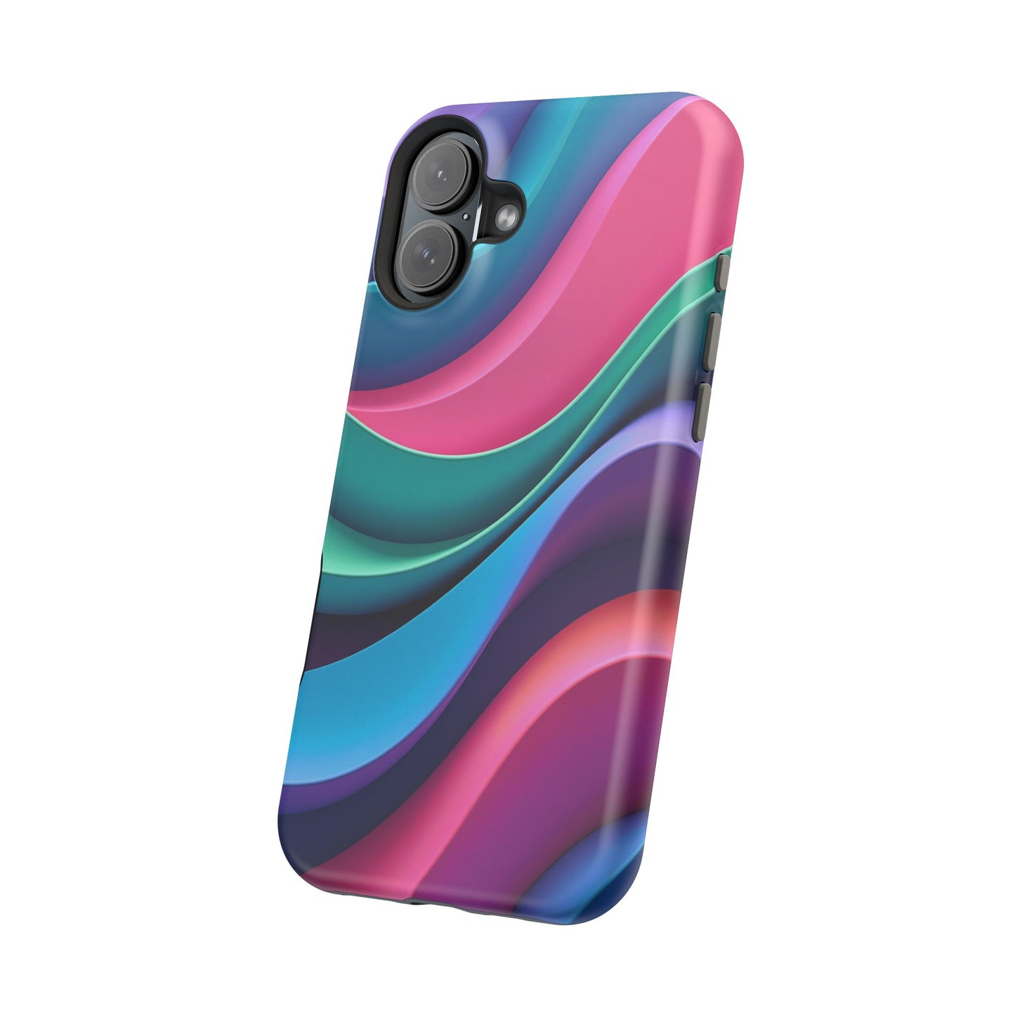 Aesthetic Wave Phone Case - Colorful iPhone Case, Ocean Gift Idea, Trendy Summer Accessory