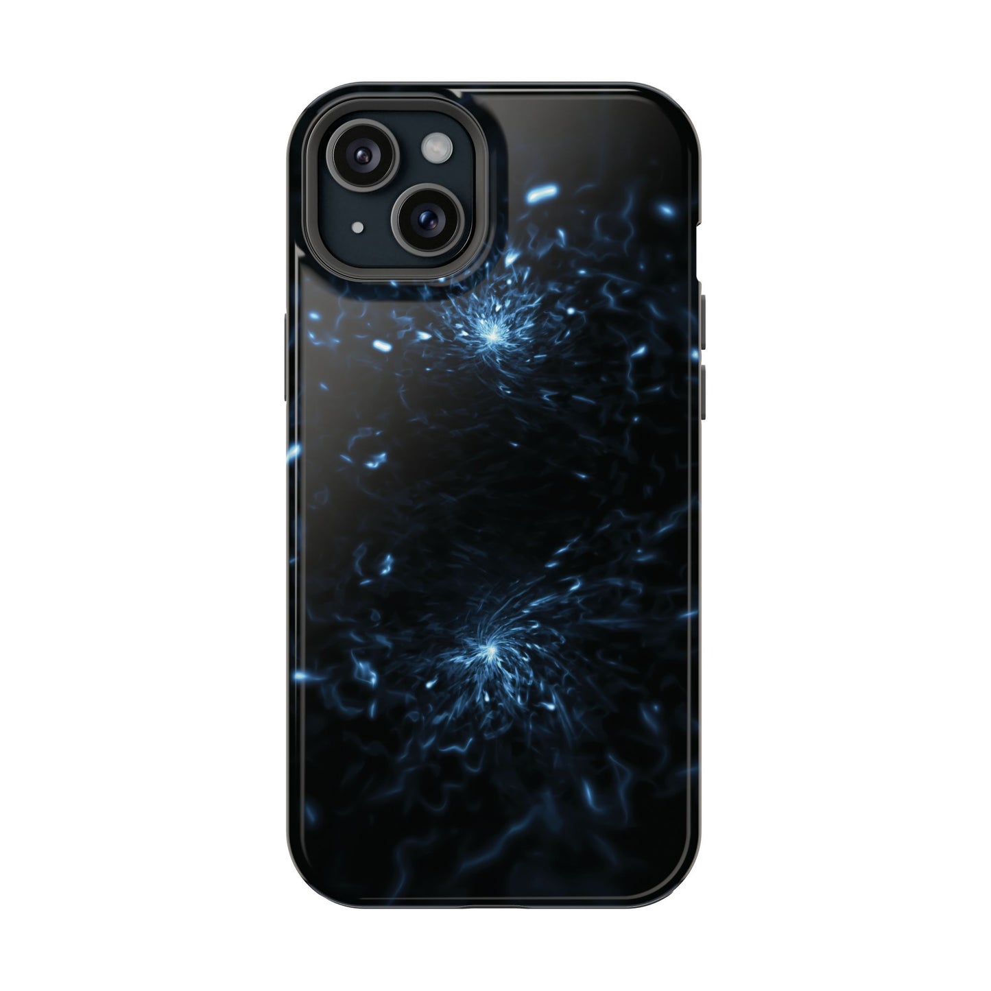Galaxy Phone Case - Aesthetic iPhone Case | Blue Abstract Energy Design | Gifts for Him/Her | Sci-Fi Tech Vibes
