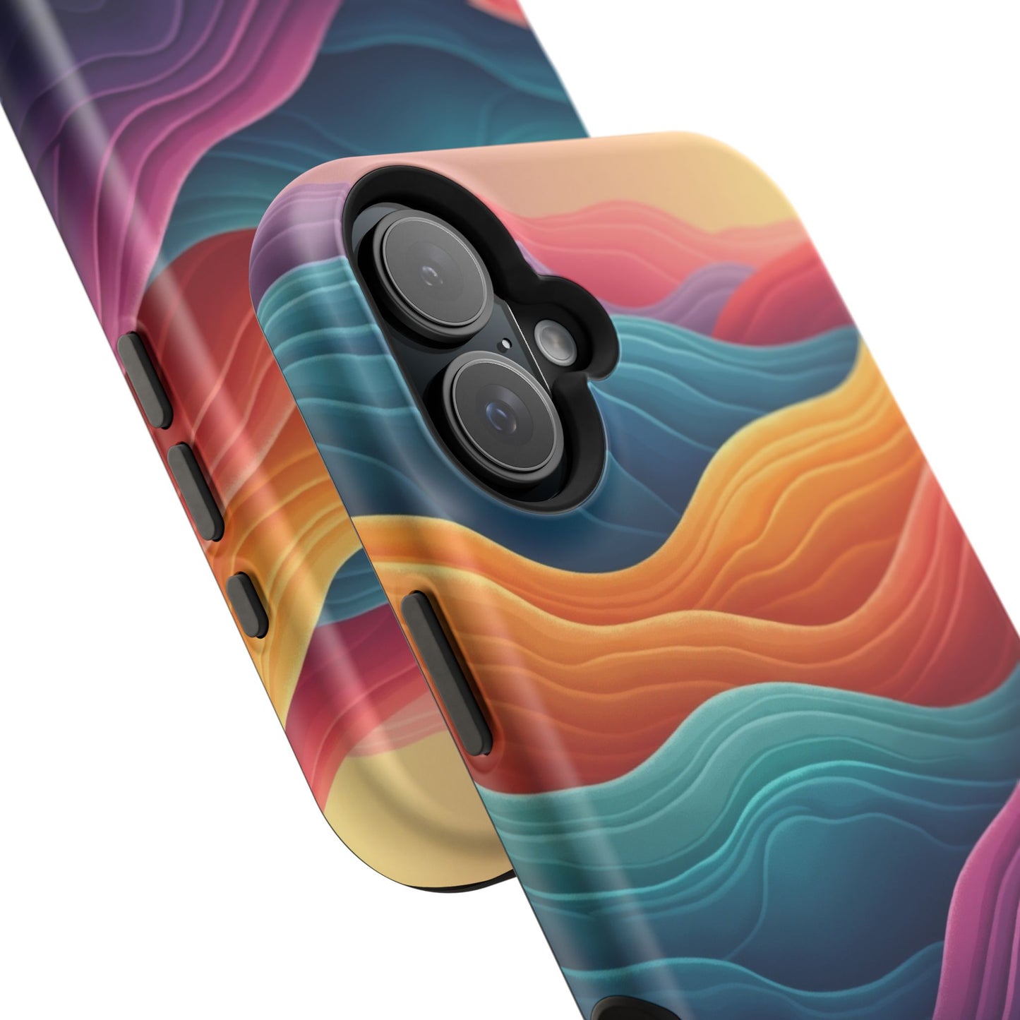 Abstract Wave Phone Case - Aesthetic iPhone Case, Pastel Gift Idea, Trendy Summer Accessory
