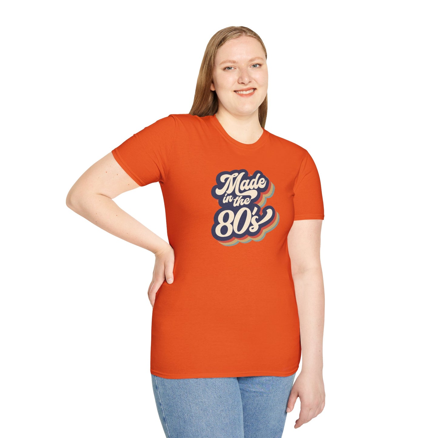 "Made in the 80s" T-Shirt β Retro Throwback Tee | Nostalgic 80s Fashion Graphic Shirt for Men & Women | Vintage Pop Culture Style