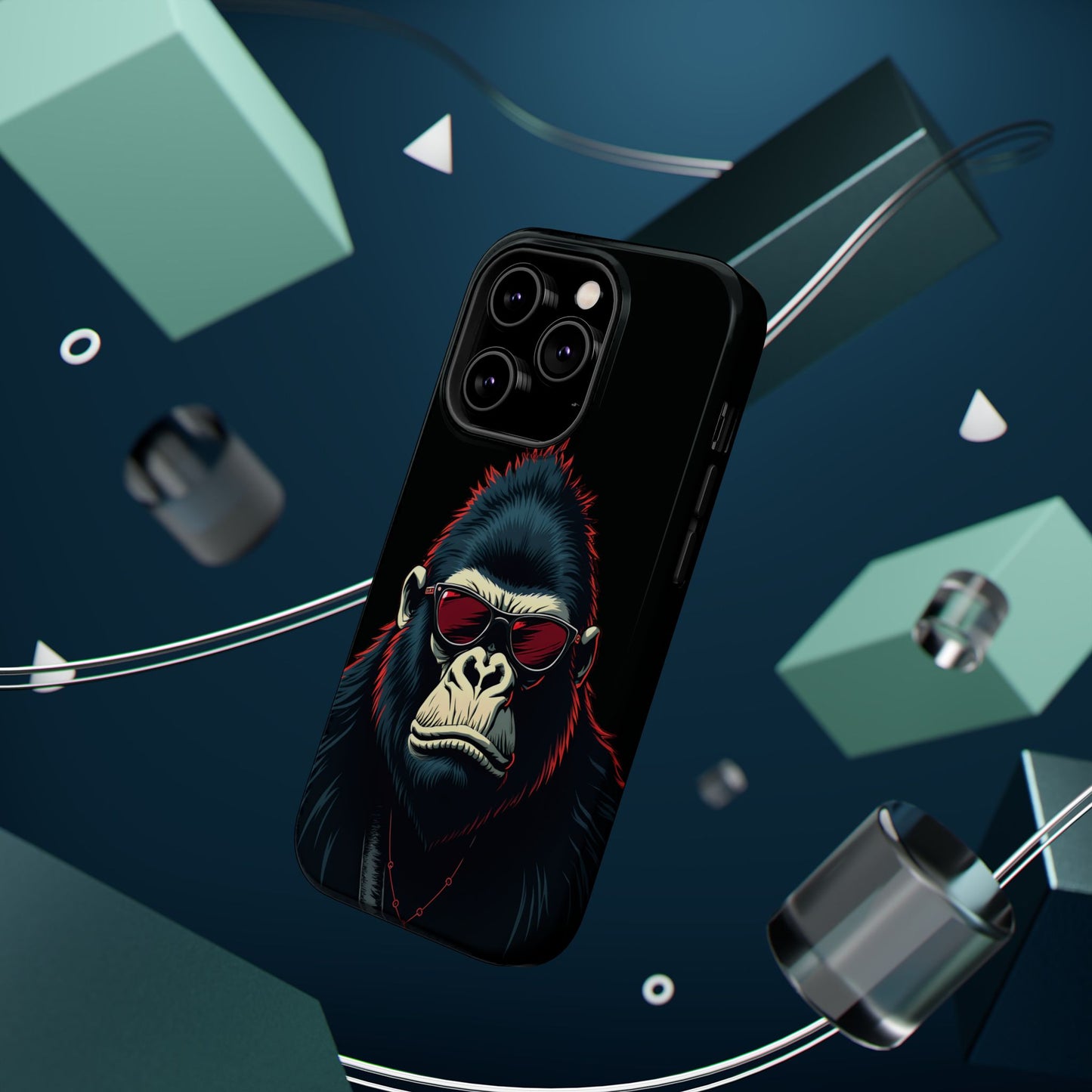 Gorilla Phone Case - Funny Animal iPhone Case, Gift for Him, Trendy Aesthetic