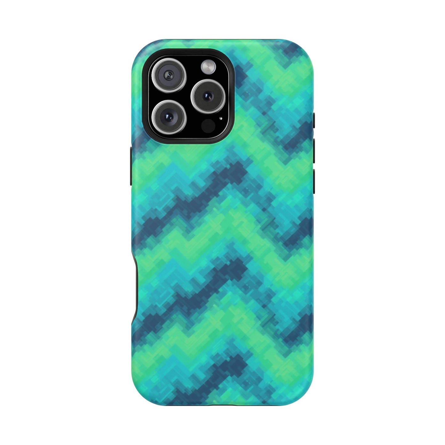 8-Bit Wave Phone Case for iPhone | Retro Pixel Art Slim Protective Cover