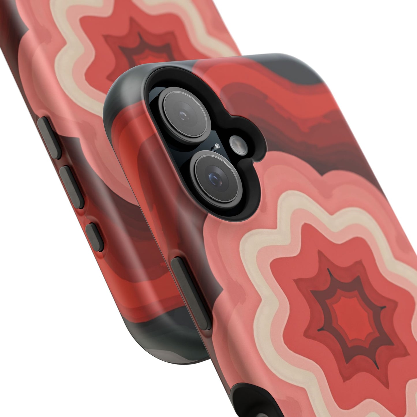 Retro Flower Phone Case - Aesthetic iPhone Case, 70s Inspired Gift, Groovy Pattern Design