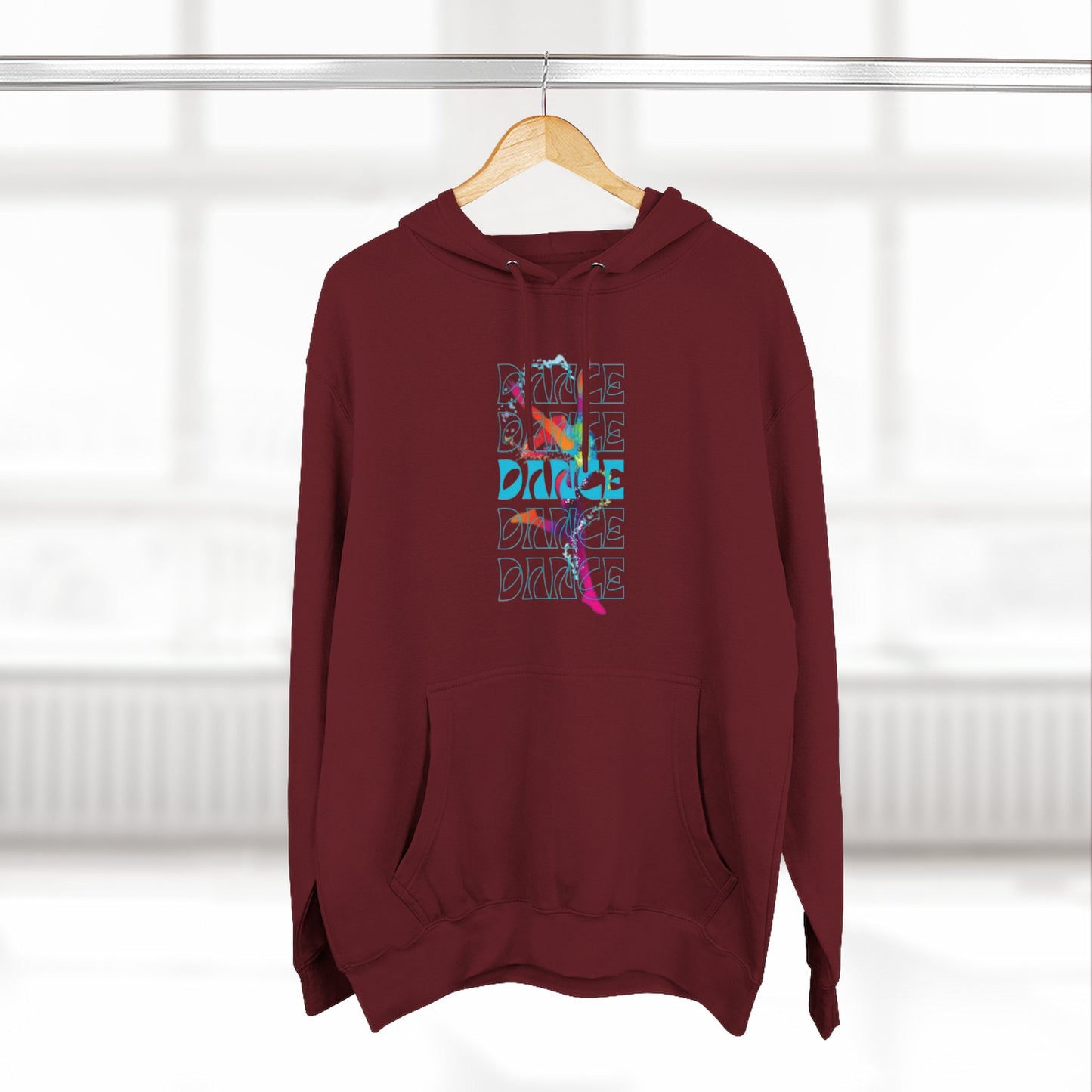 “Dance Dance Dance” Graphic Pullover, Motivational Dancer Gift, Dance Moms Inspired Apparel, Cozy Unisex Hoodie