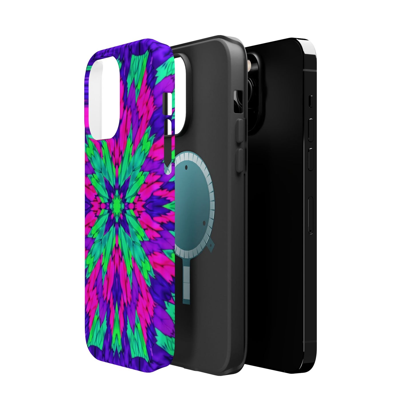 Psychedelic Mandala Phone Case - Trippy Art Gift | Colorful Flower Cases for iPhone Lovers