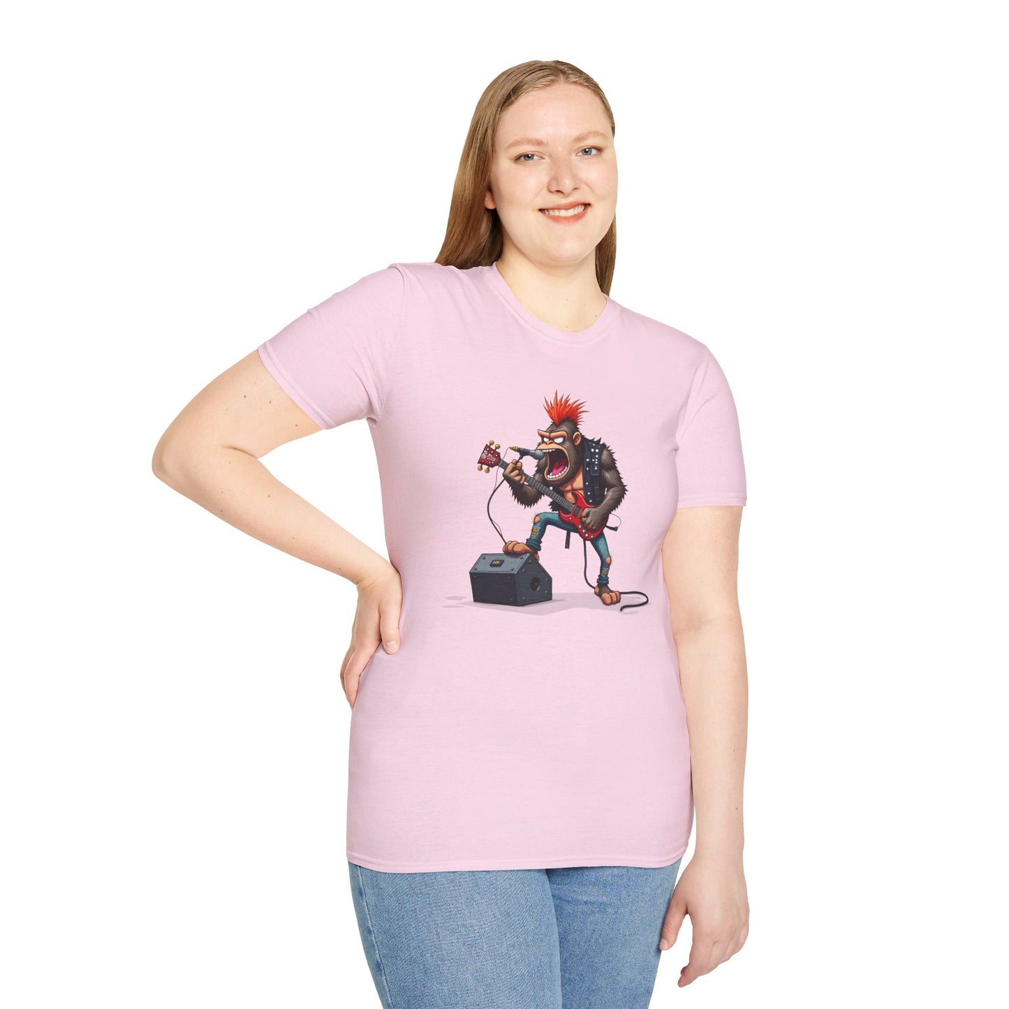 Punk Rock Gorilla T-Shirt – Loud Looks for Rebel Souls