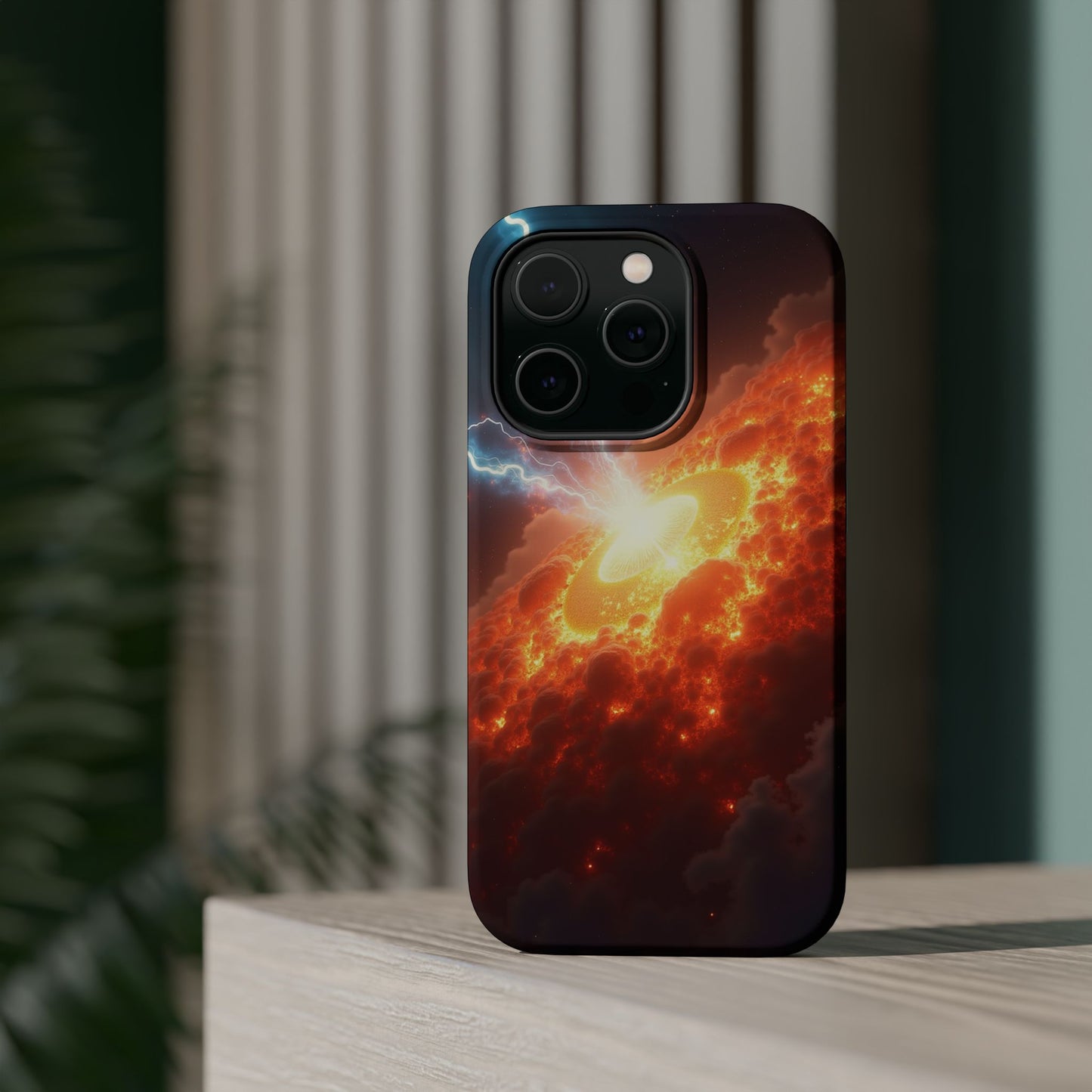 Supernova Phone Case - Fiery Galaxy iPhone Cover - Astronomy Gift for Him/Her