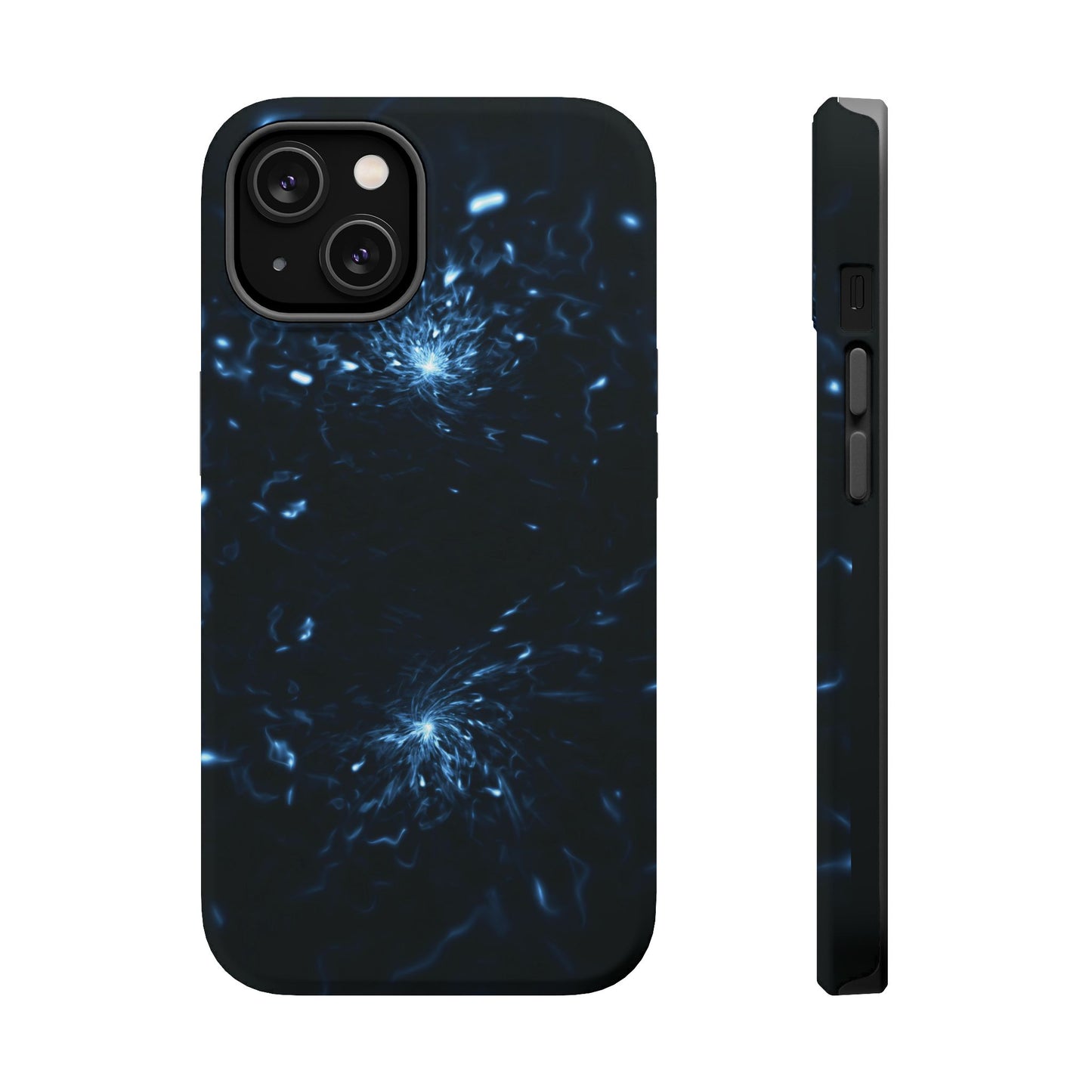 Galaxy Phone Case - Aesthetic iPhone Case | Blue Abstract Energy Design | Gifts for Him/Her | Sci-Fi Tech Vibes