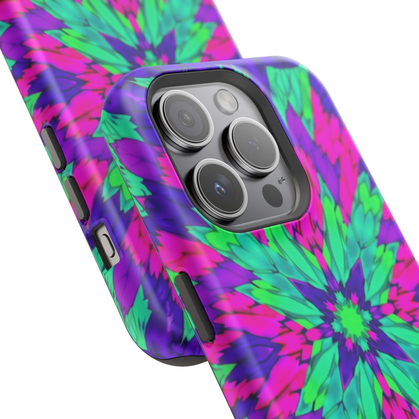 Psychedelic Mandala Phone Case - Trippy Art Gift | Colorful Flower Cases for iPhone Lovers