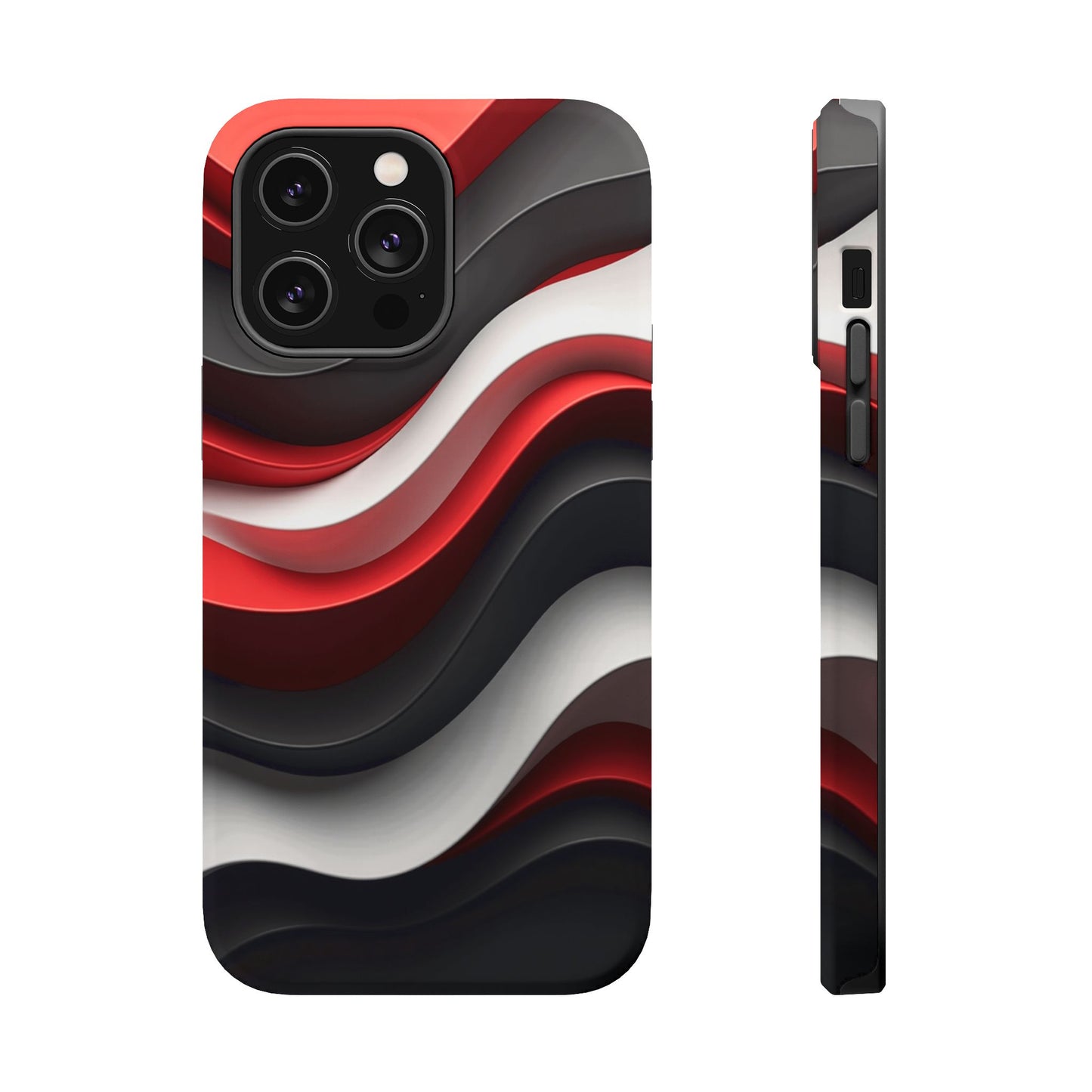 Statement Wave Phone Case - Aesthetic iPhone Case, Edgy Gift Idea, Trendy Summer Accessory