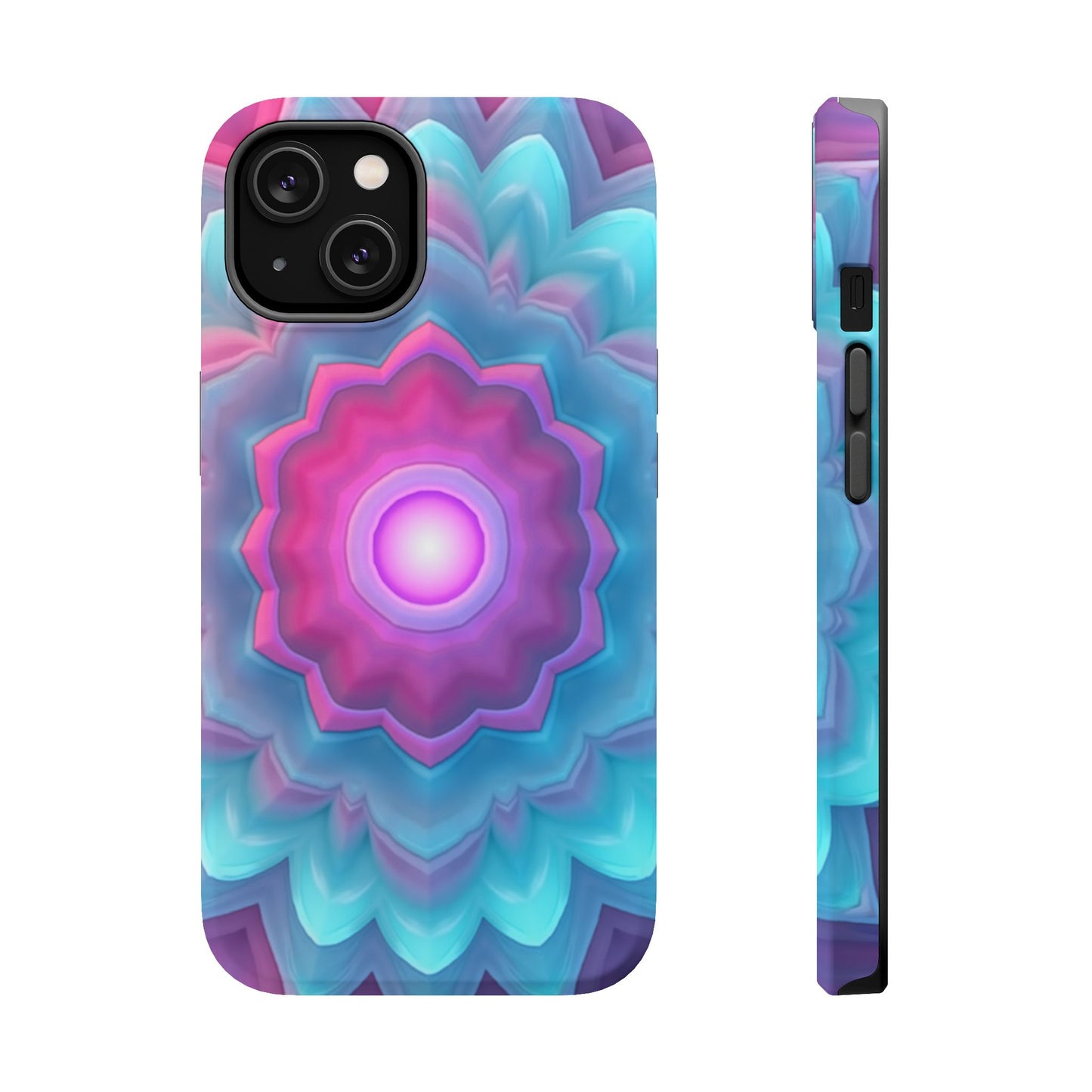 Cosmic Bloom iPhone Case - Galaxy Floral Design, Aesthetic Gift Idea