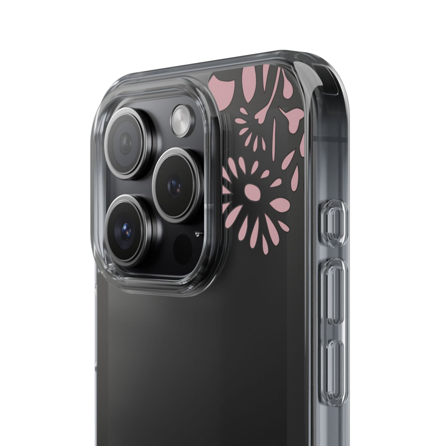 Elegant Floral Clear Phone Case β Minimalist Chic Protection