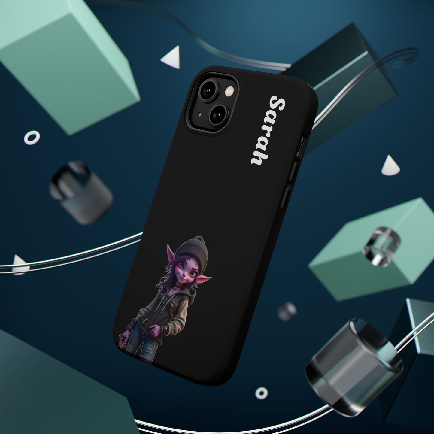 Personalized Elf Phone Case - Custom Name Aesthetic Y2K Gift | Cool Character Cases for Teens & Girls
