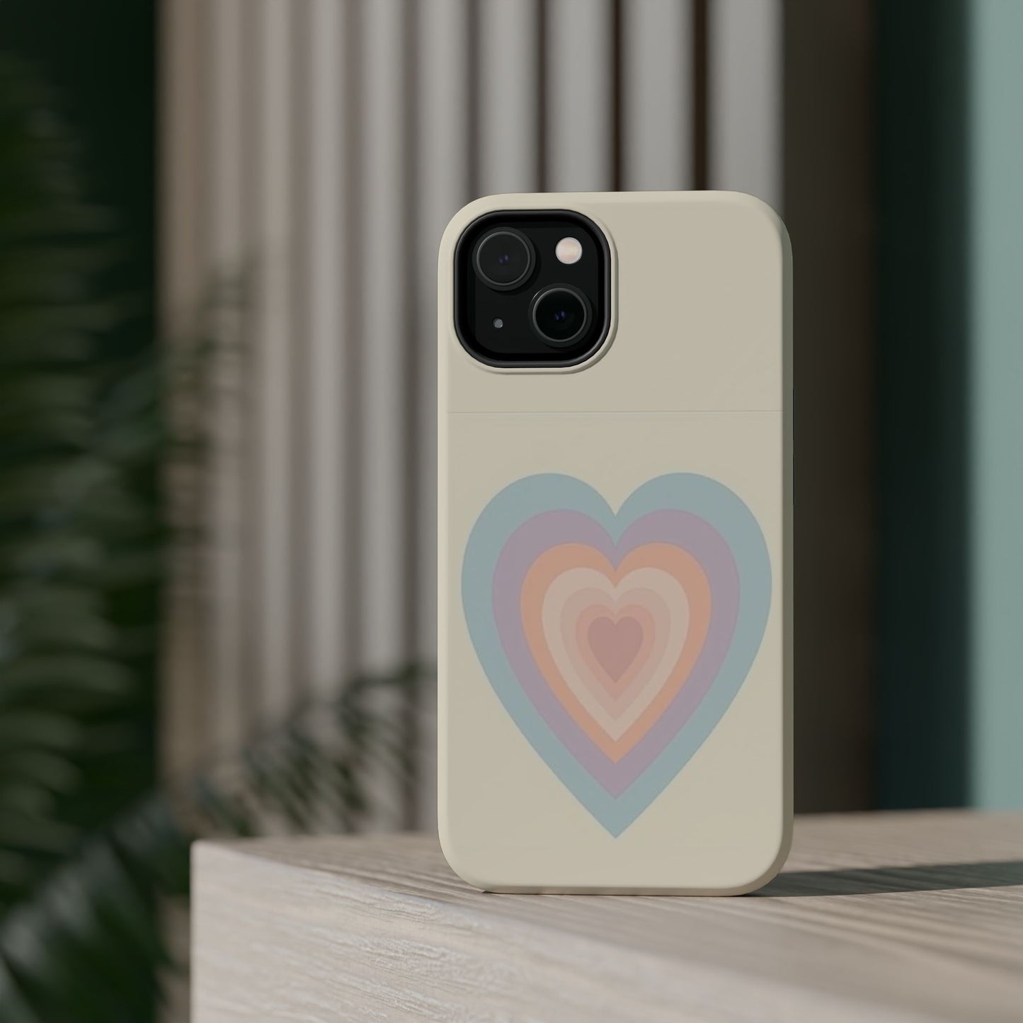 Pastel Heart iPhone Case - Retro Aesthetic Y2K Gift - Cute Phone Accessories