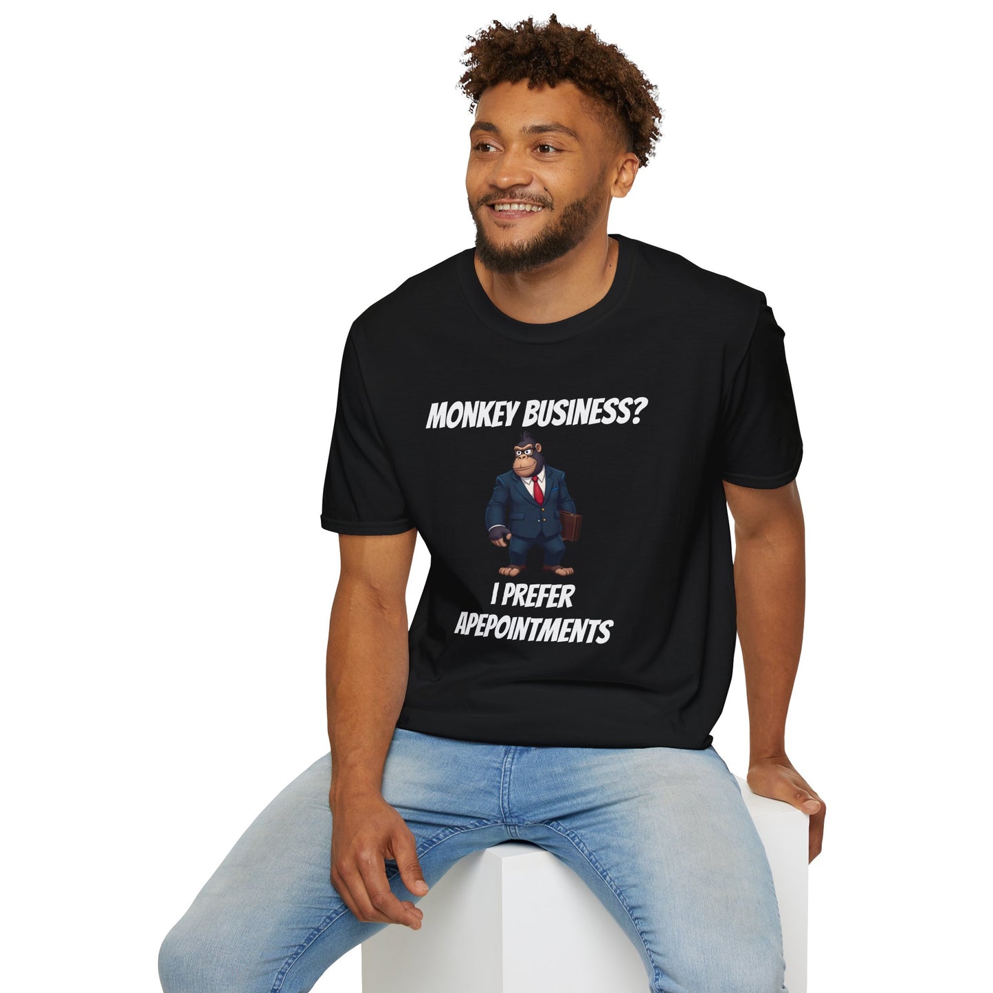 Apeointments Only β Funny Business Gorilla T-Shirt