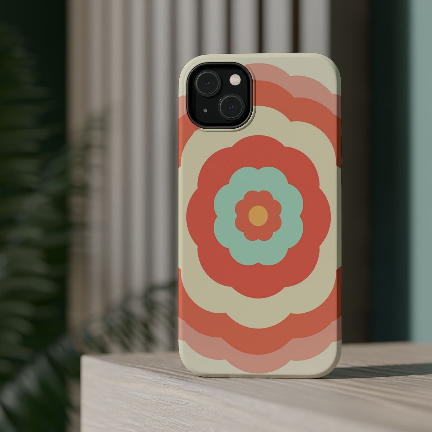 Cute Flower Phone Case - Pastel Aesthetic iPhone Case, Kawaii Gift Idea, Retro Floral Design