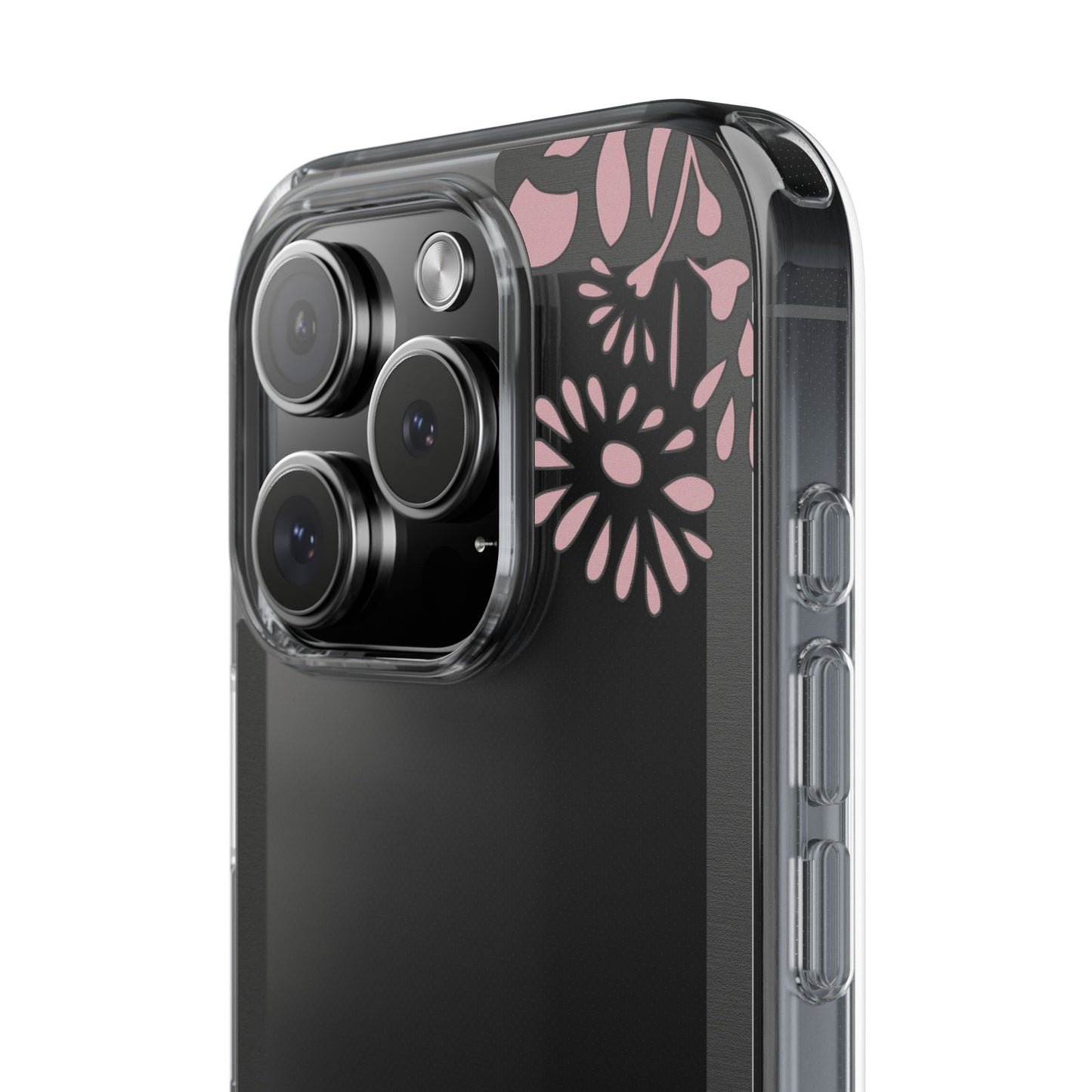 Elegant Floral Clear Phone Case β Minimalist Chic Protection