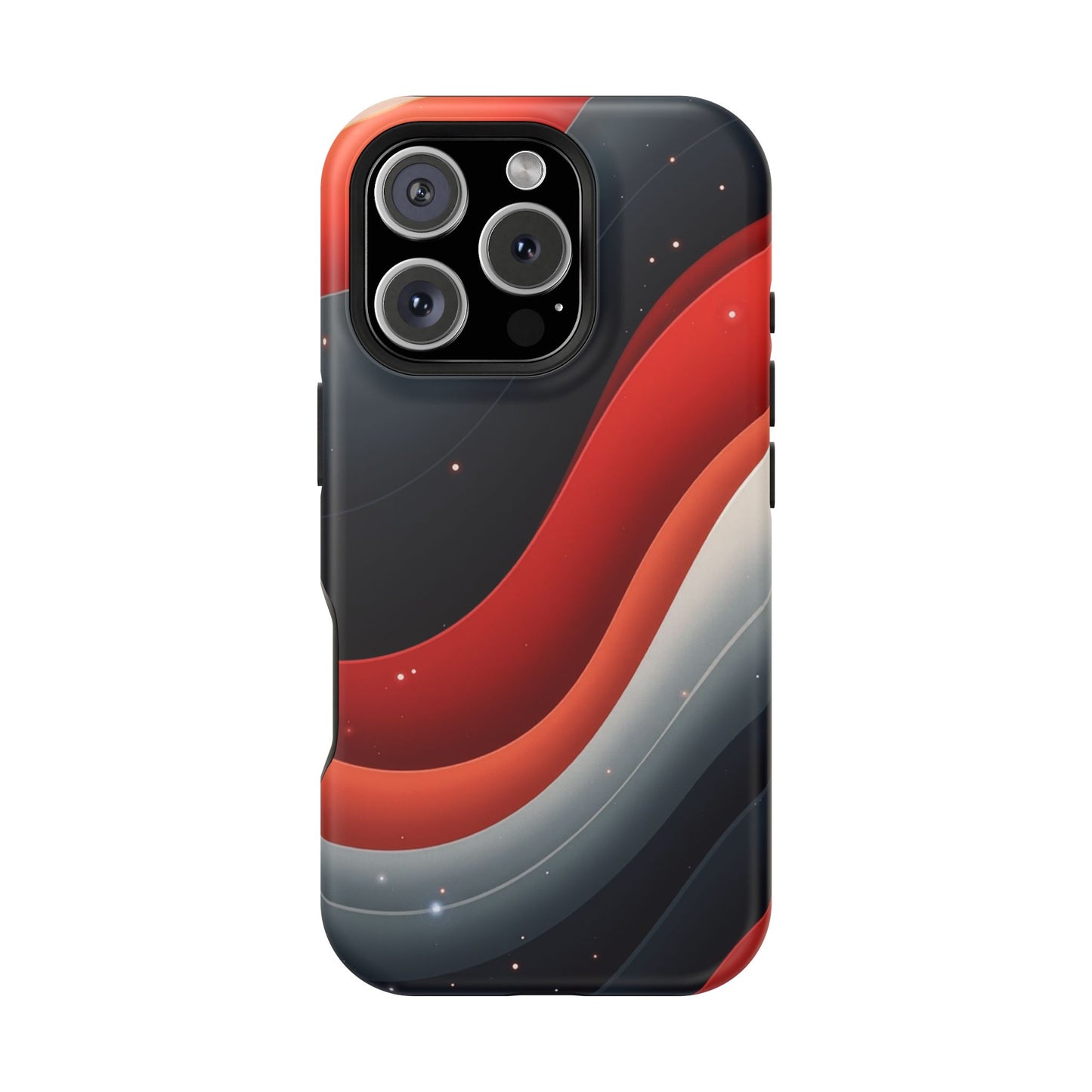 Celestial Waves iPhone Case - Galaxy Space Design, Aesthetic Gift Idea