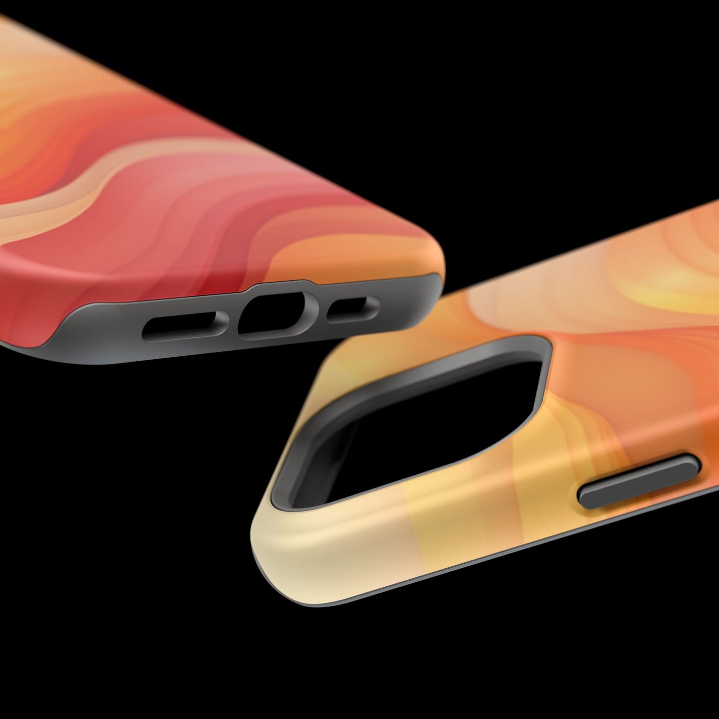 Sunset Phone Case - Aesthetic iPhone Case | Warm Gradient Wave Design | Gifts for Her | Beachy Summer Vibes