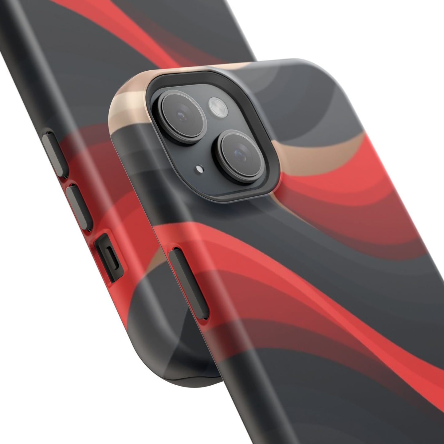 Dynamic Elegance Phone Case - Bold Wave Design | Trendy Aesthetic Gift Idea