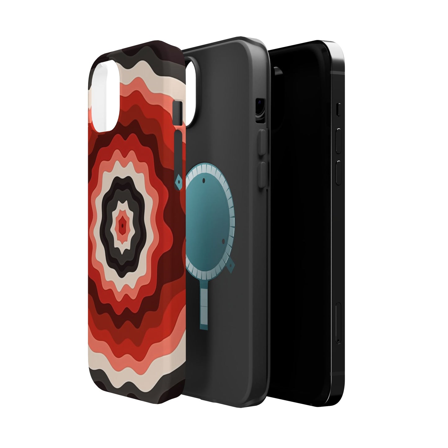 70s Wave Phone Case - Aesthetic iPhone Case, Vintage Gift Idea, Trendy Summer Accessory
