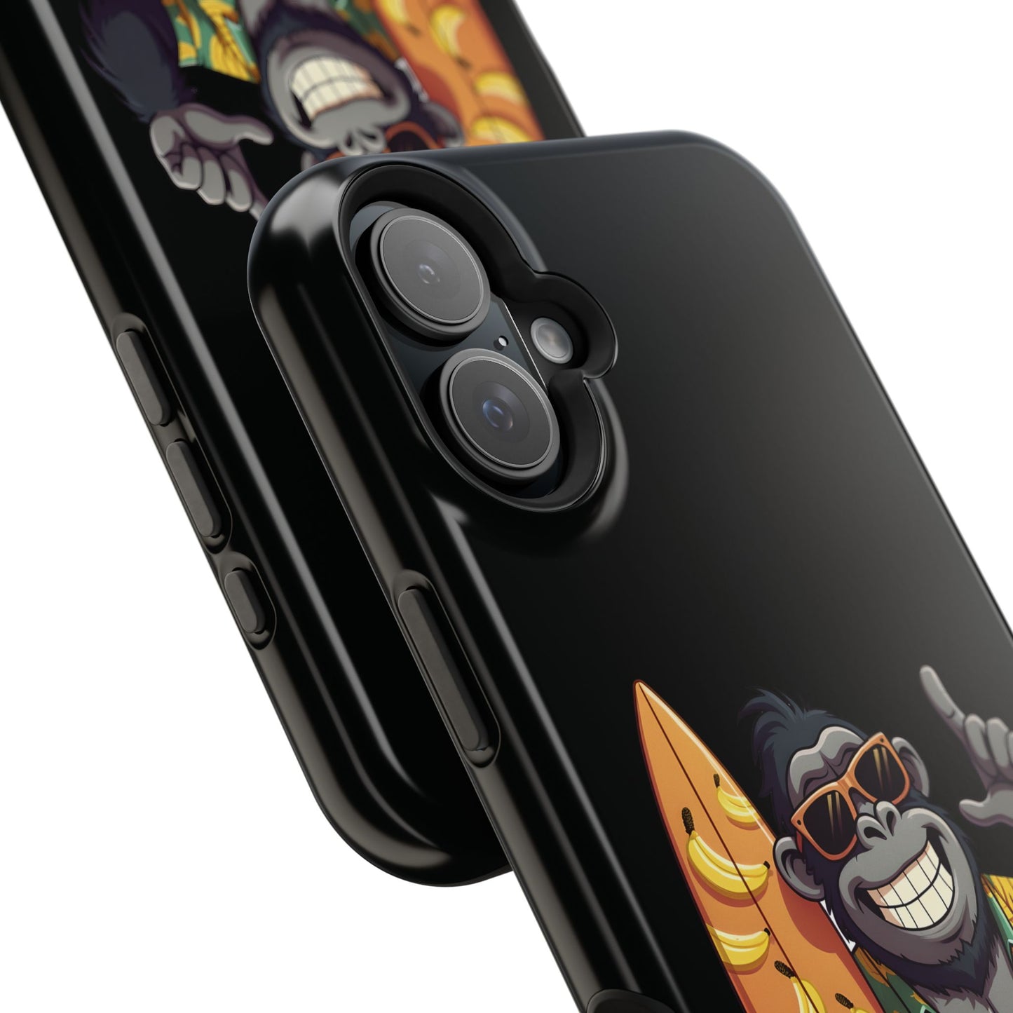 Banana Vibes Surf Gorilla Phone Case β Tropical Chill Meets Jungle Fun