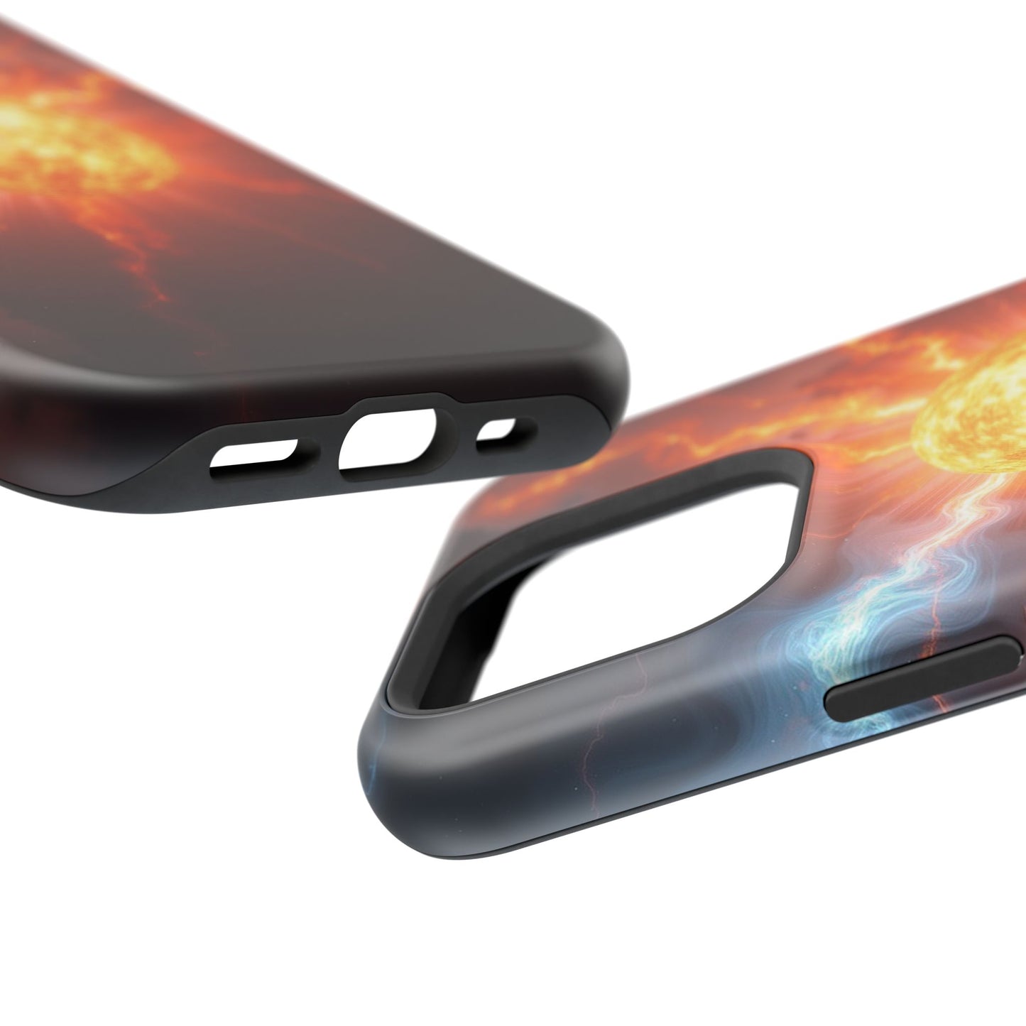 Solar Flare iPhone Case - Fiery Sunburst Space Design - Astronomy Gift Idea
