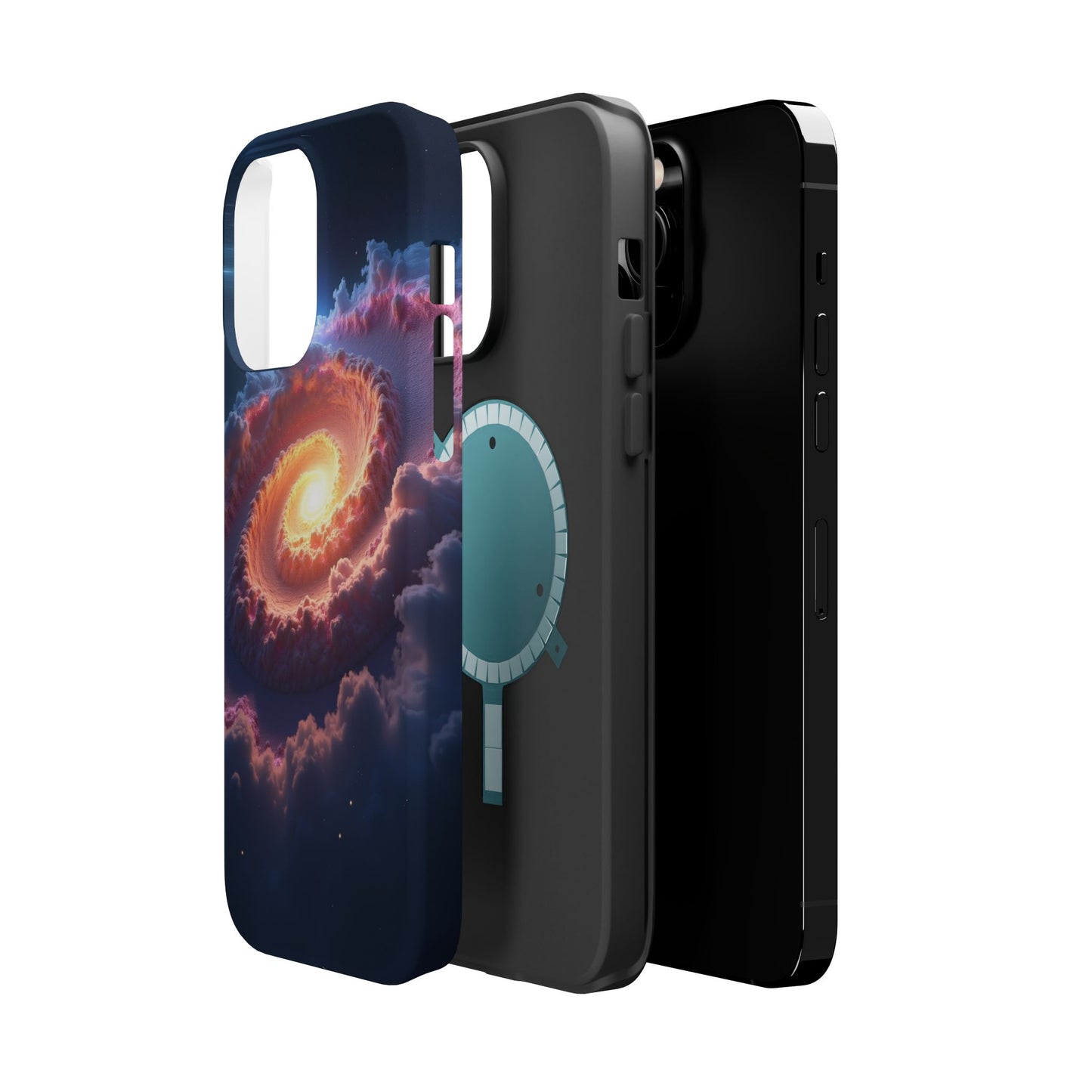 Ethereal Spiral Galaxy Phone Case for iPhone | Dreamy Aesthetic Slim Protective Cover