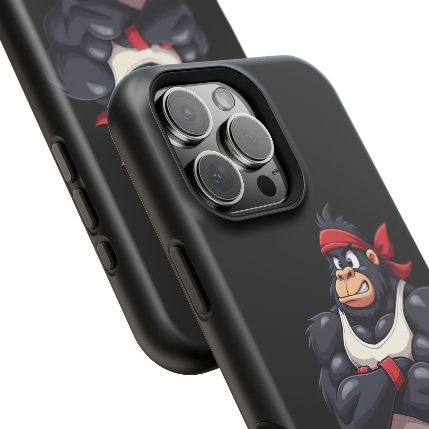 Red Band Gym Gorilla Phone Case β Fierce Style Meets Tough Protection